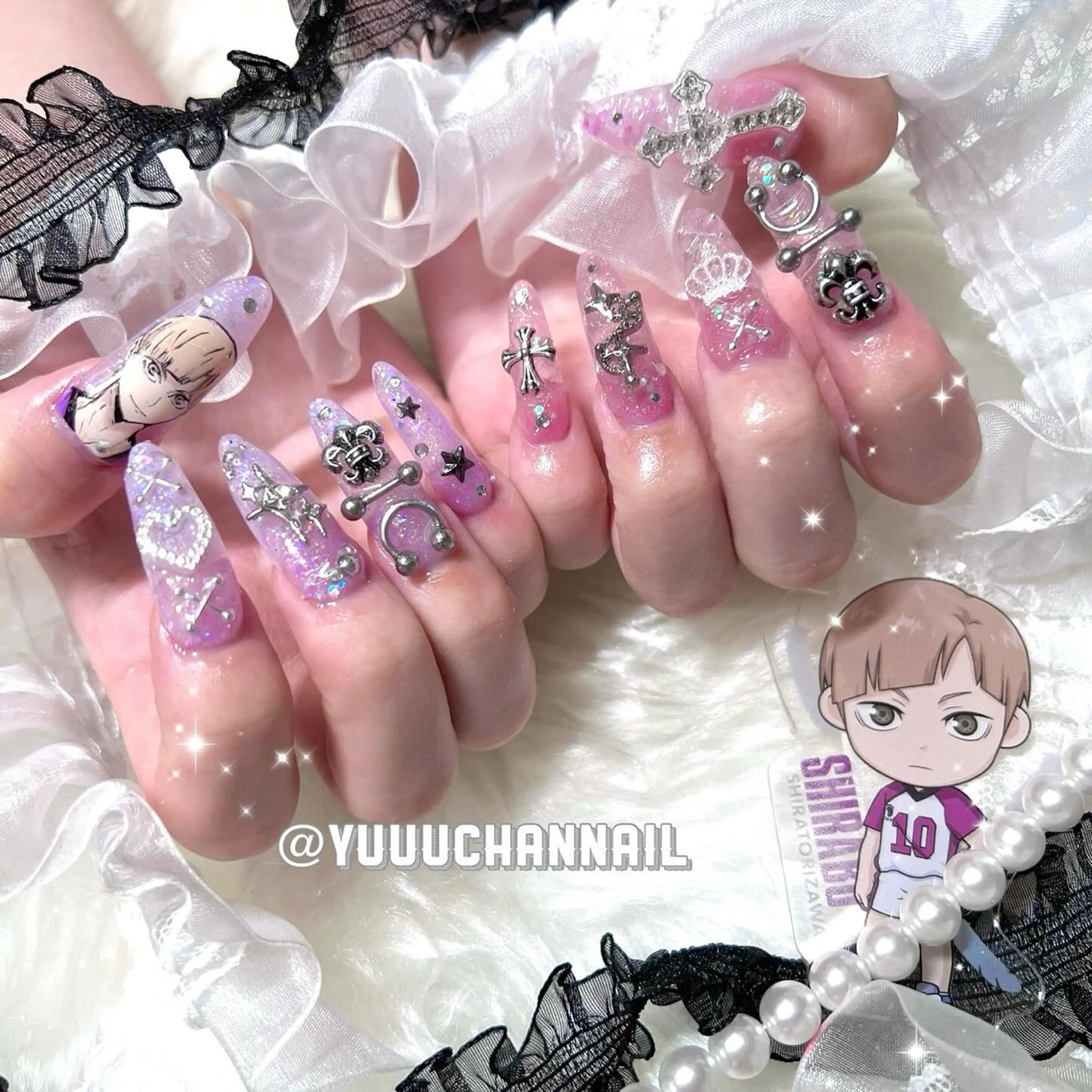 🧸ご新規様限定🧸痛ネイル1本+長さだし10本込み💖持ち込みOK💖やり放題コース【初回オフ無料】の写真