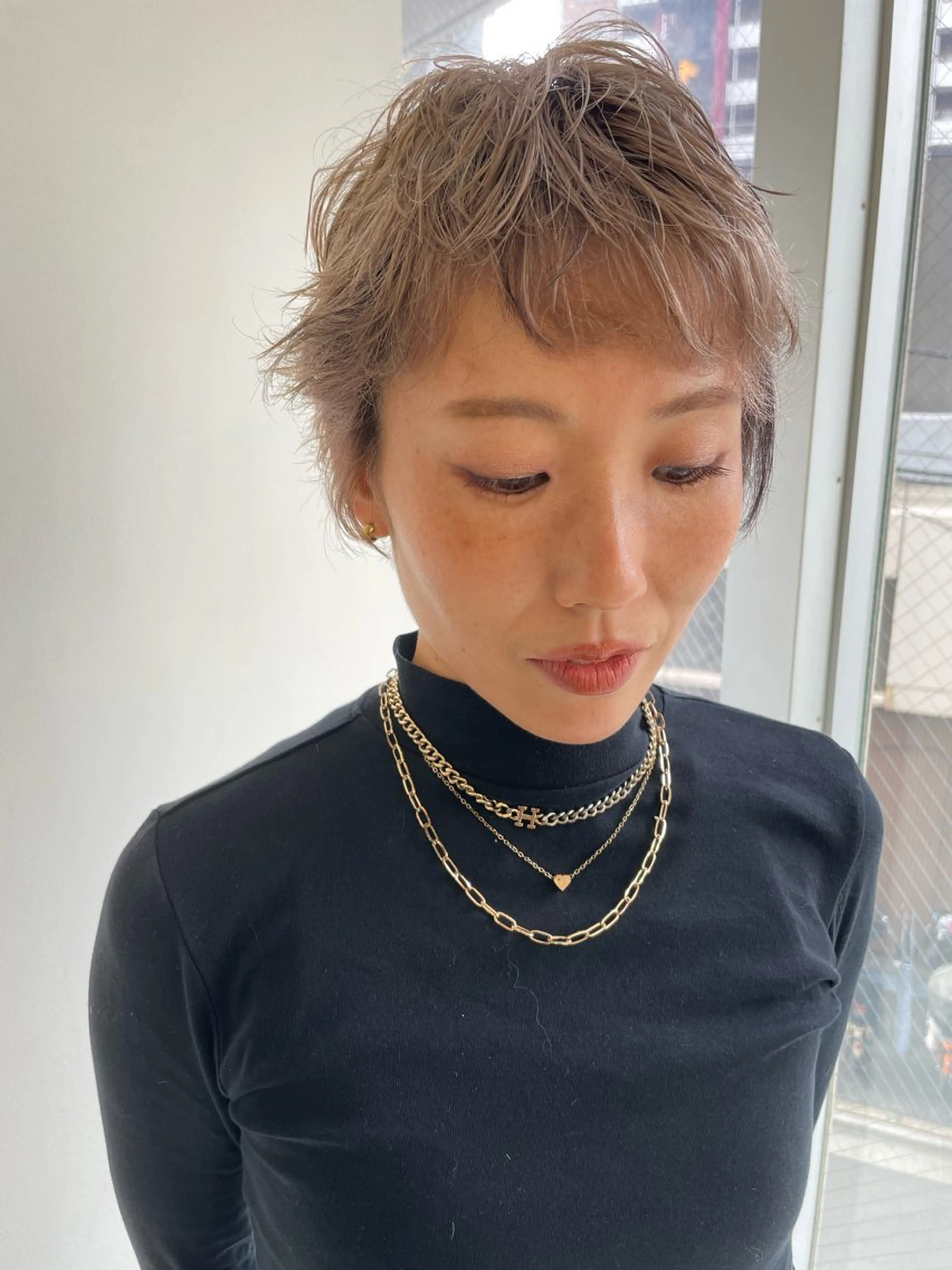 ショート ショートレイヤー レイヤーカット ショートヘア 高橋 慶一のヘアスタイル