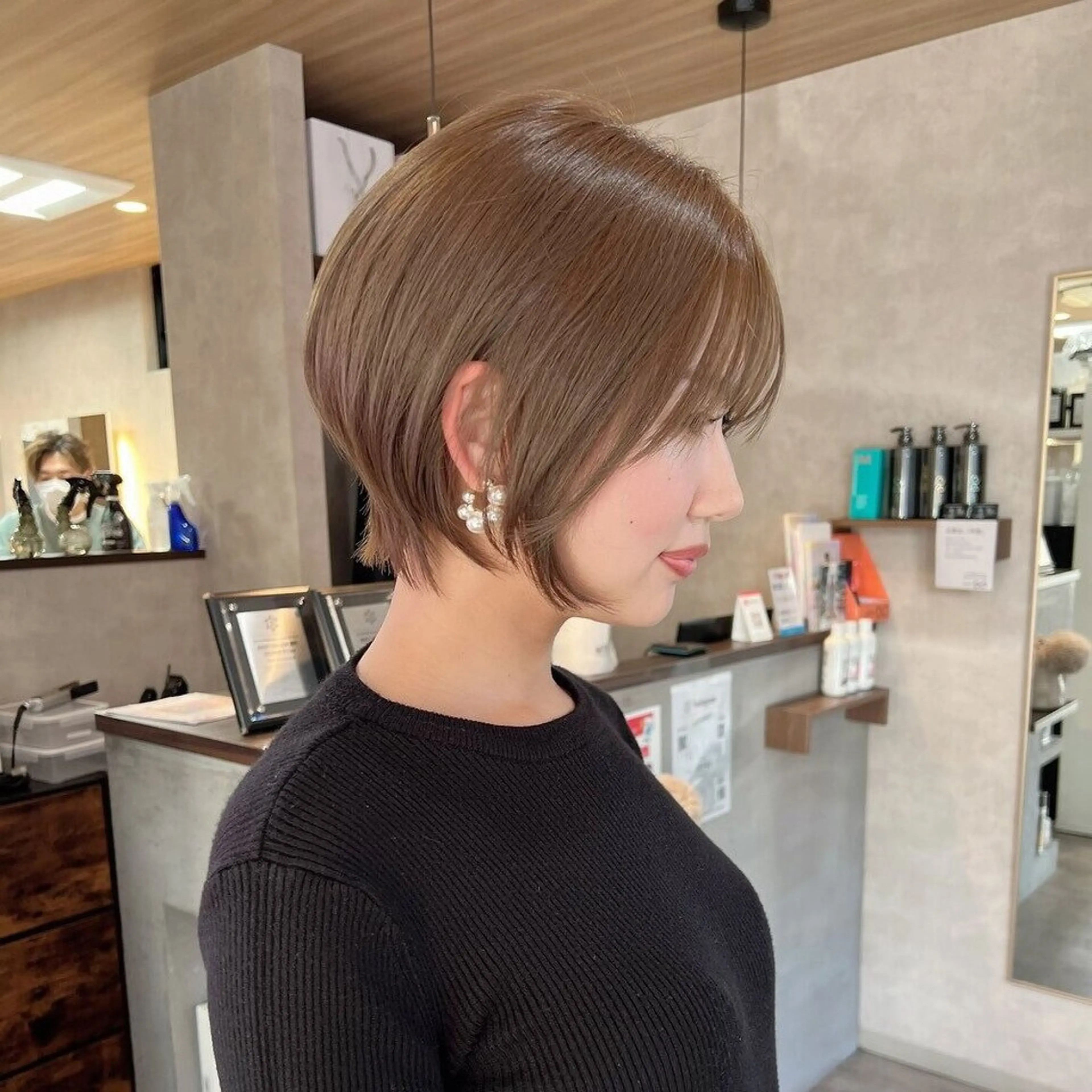 ショート カット トリートメント RIENS xreaのヘアスタイル