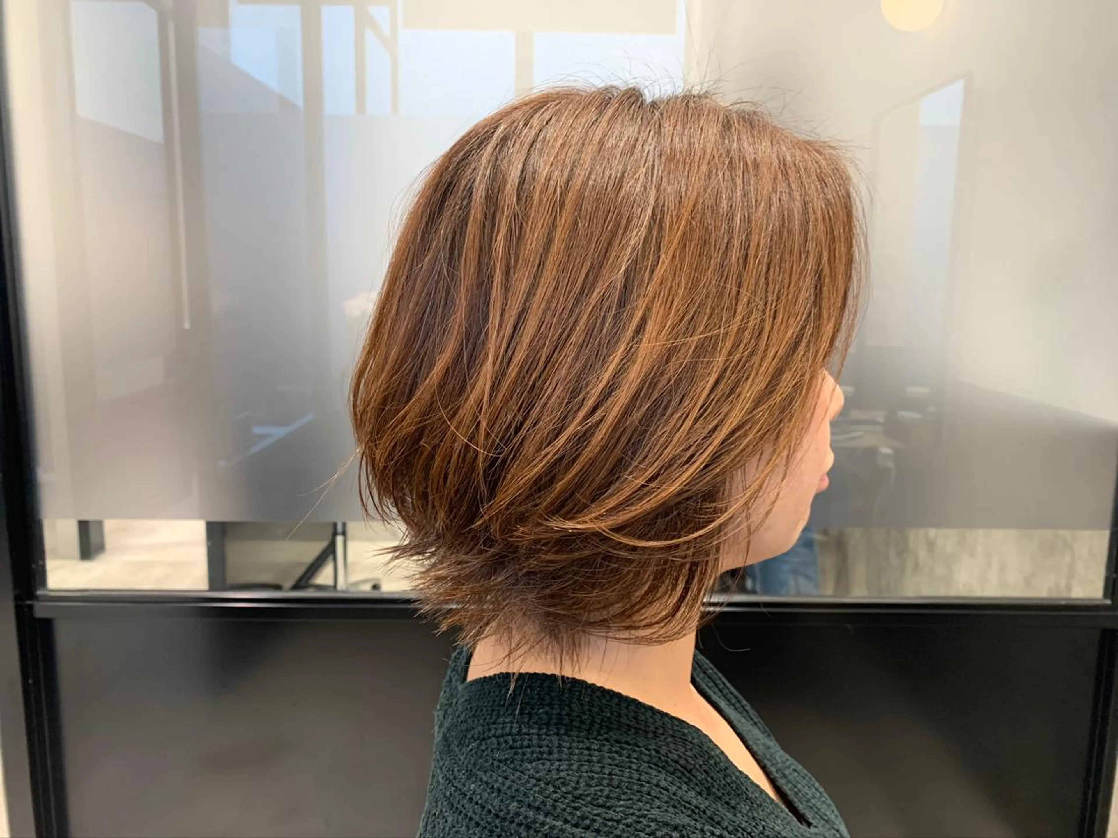 ミディアム カラー イガラシ ジュン/髪質改善のヘアスタイル