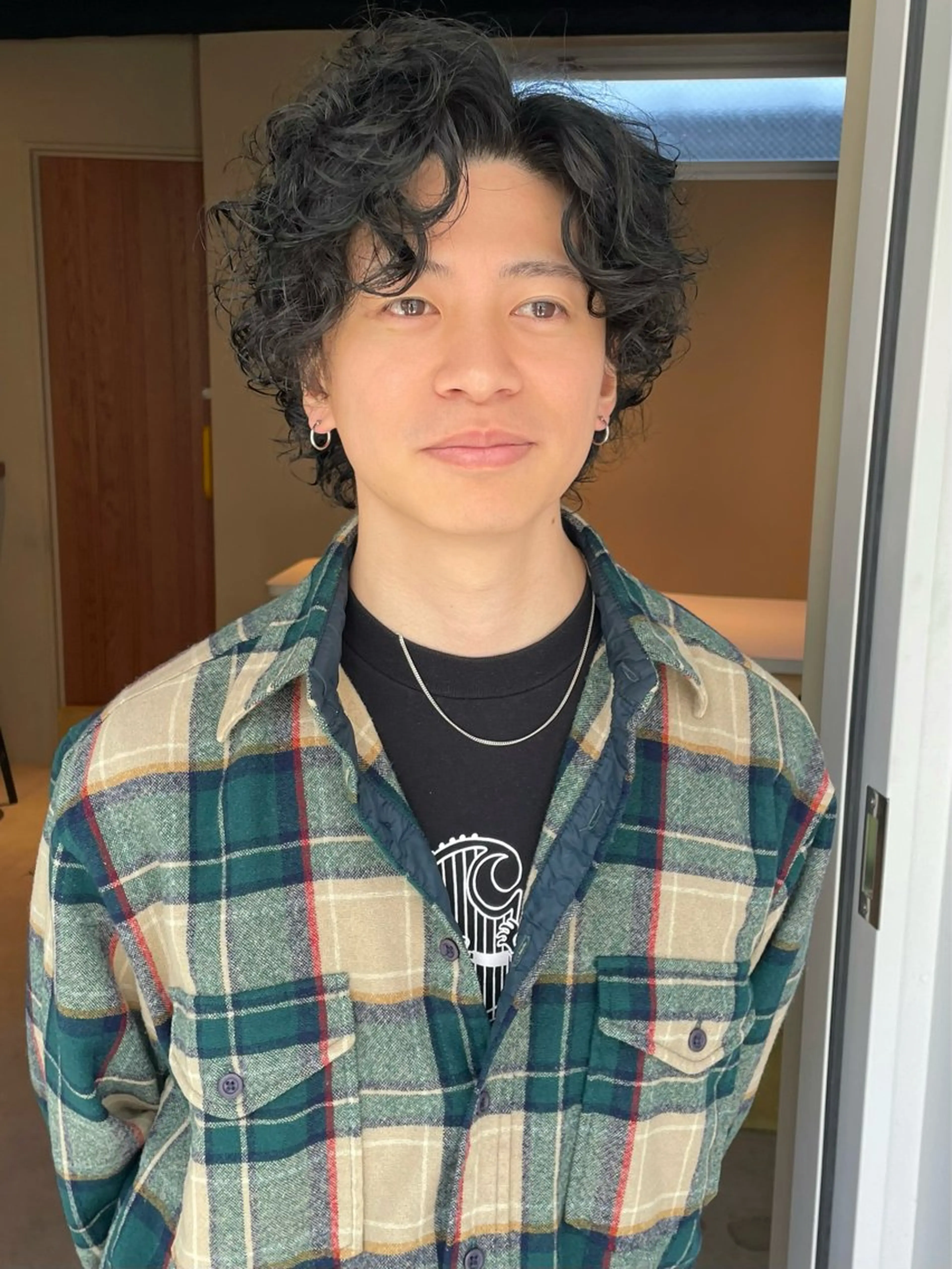 パーマ メンズ YinYang所属・川﨑 章弘のヘアスタイル