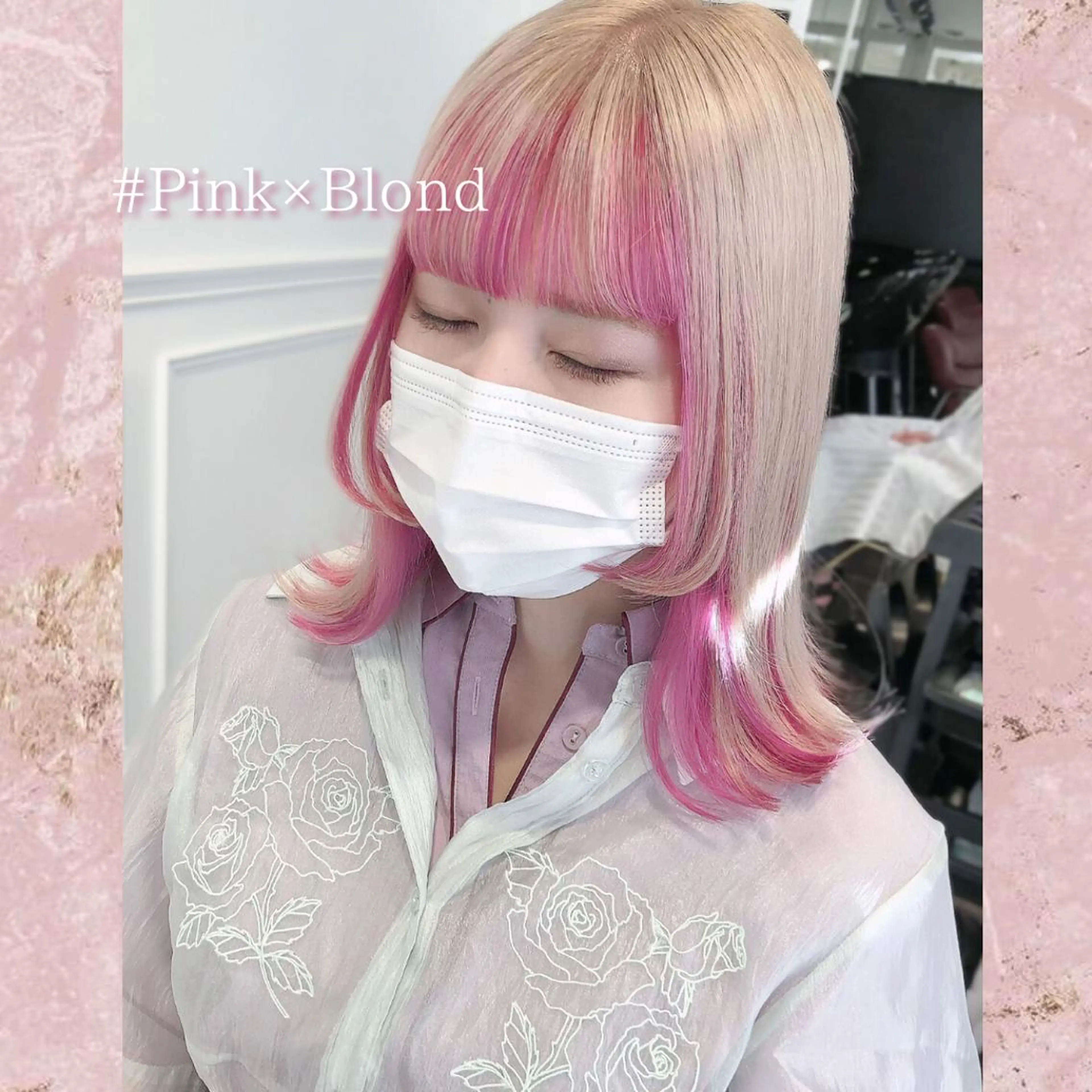 ミディアム カラー ブリーチ LOTTA CUCCI所属・miyu /トレンド カラー×艶髪のヘアスタイル