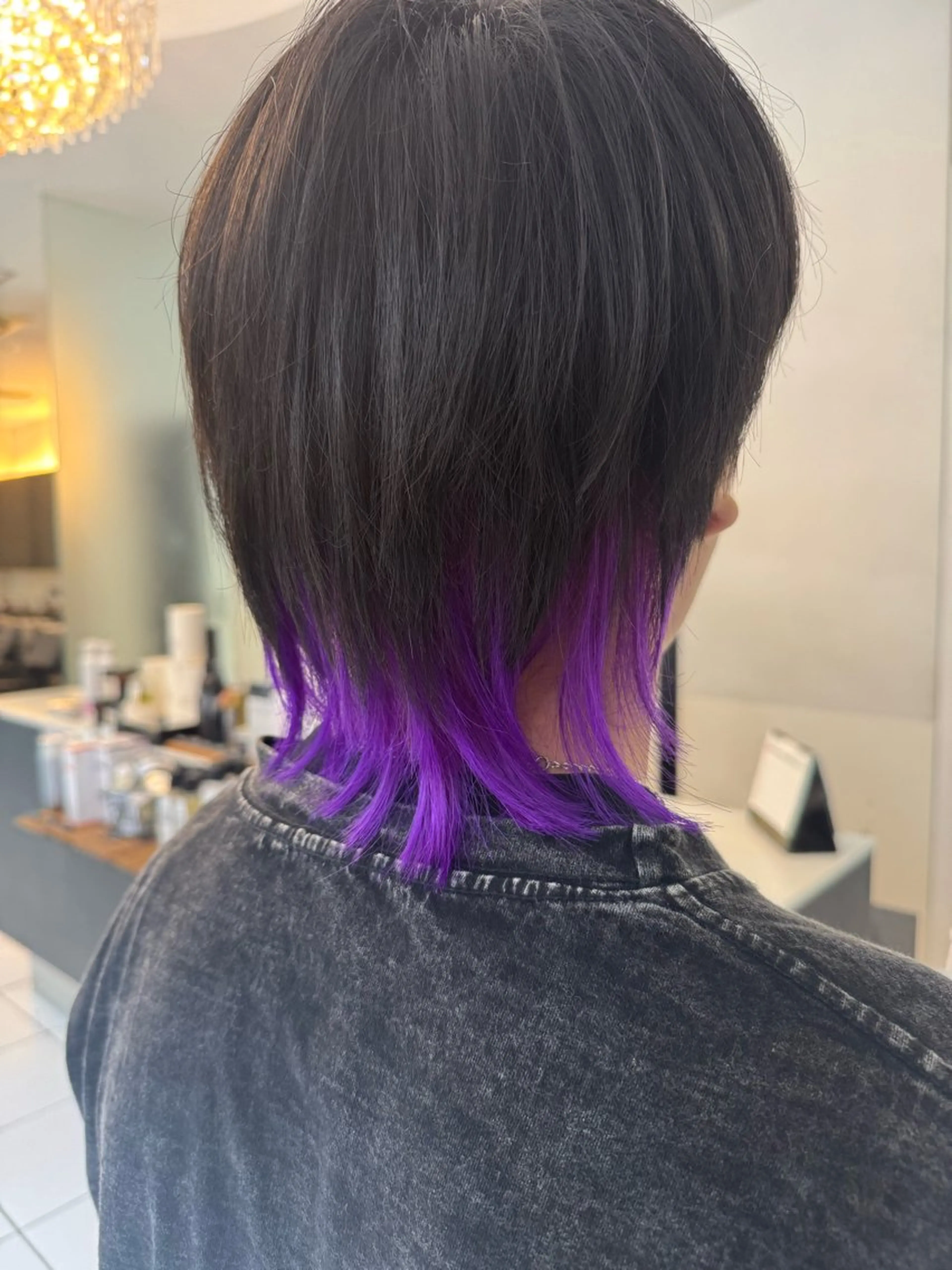 ショート カラー メンズ CHIC 蘭のヘアスタイル