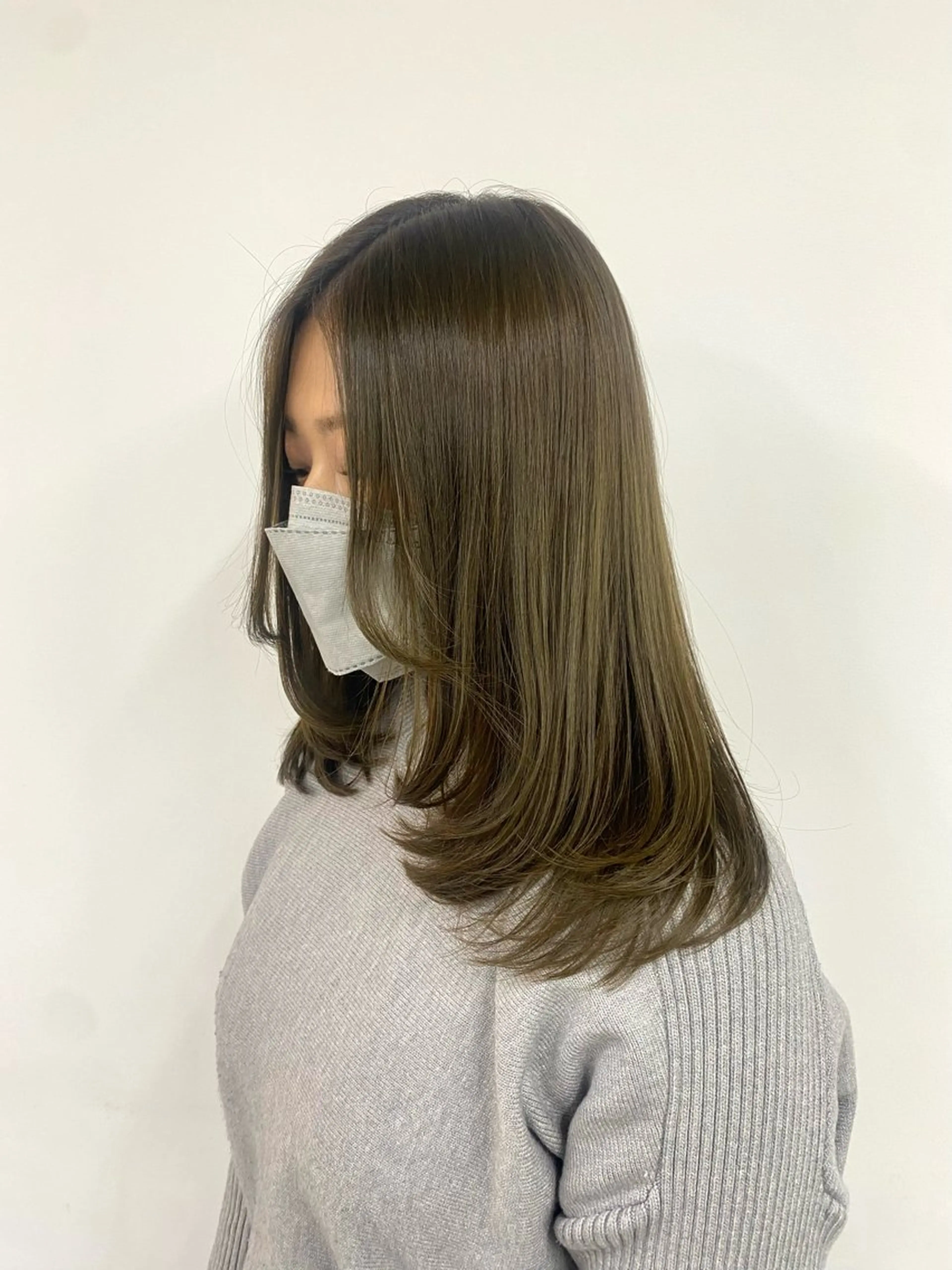 セミロング Aujuaソムリエ 🎨‎♡HARUのヘアスタイル