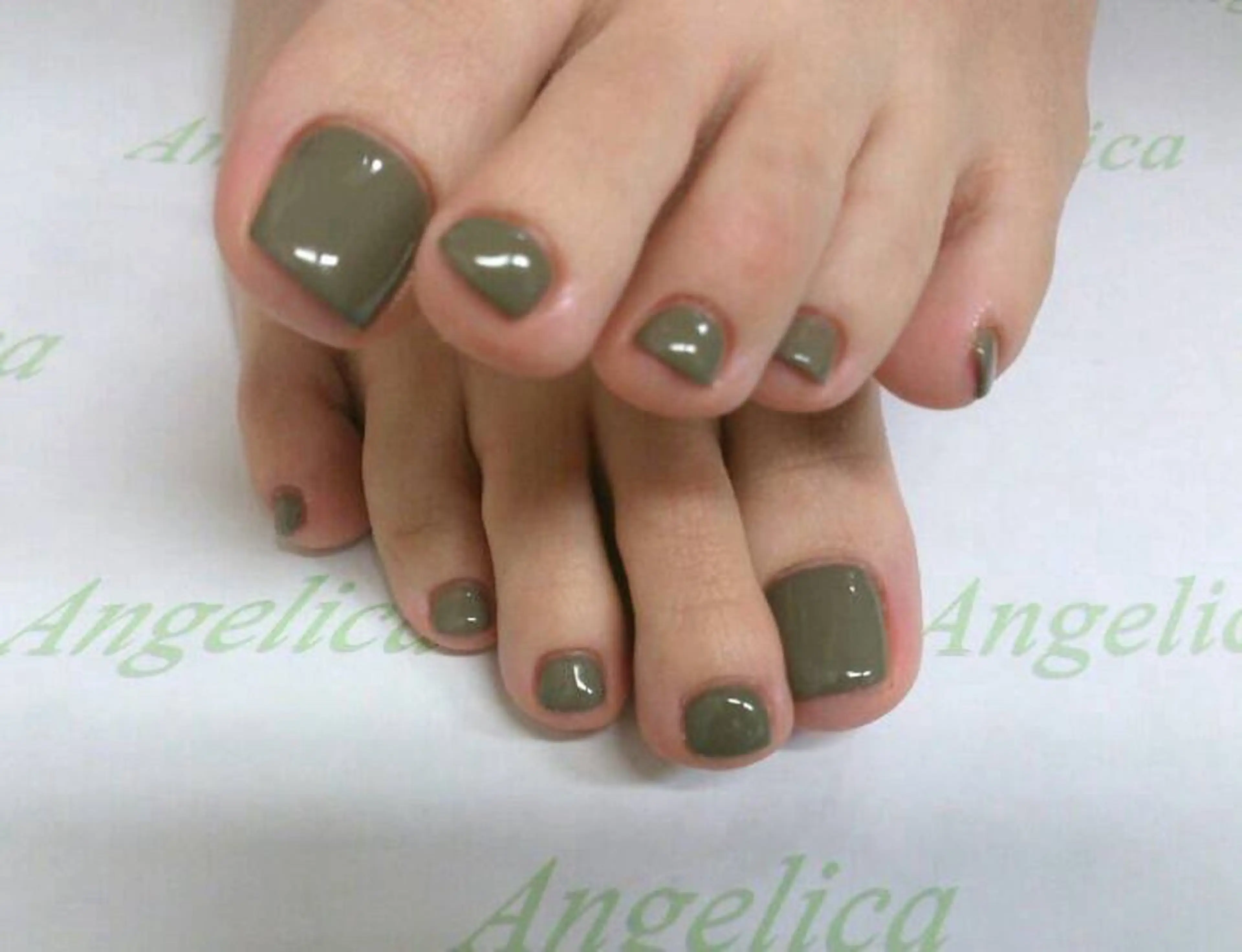 ネイル ワンカラーネイル angelica akaneのネイルデザイン