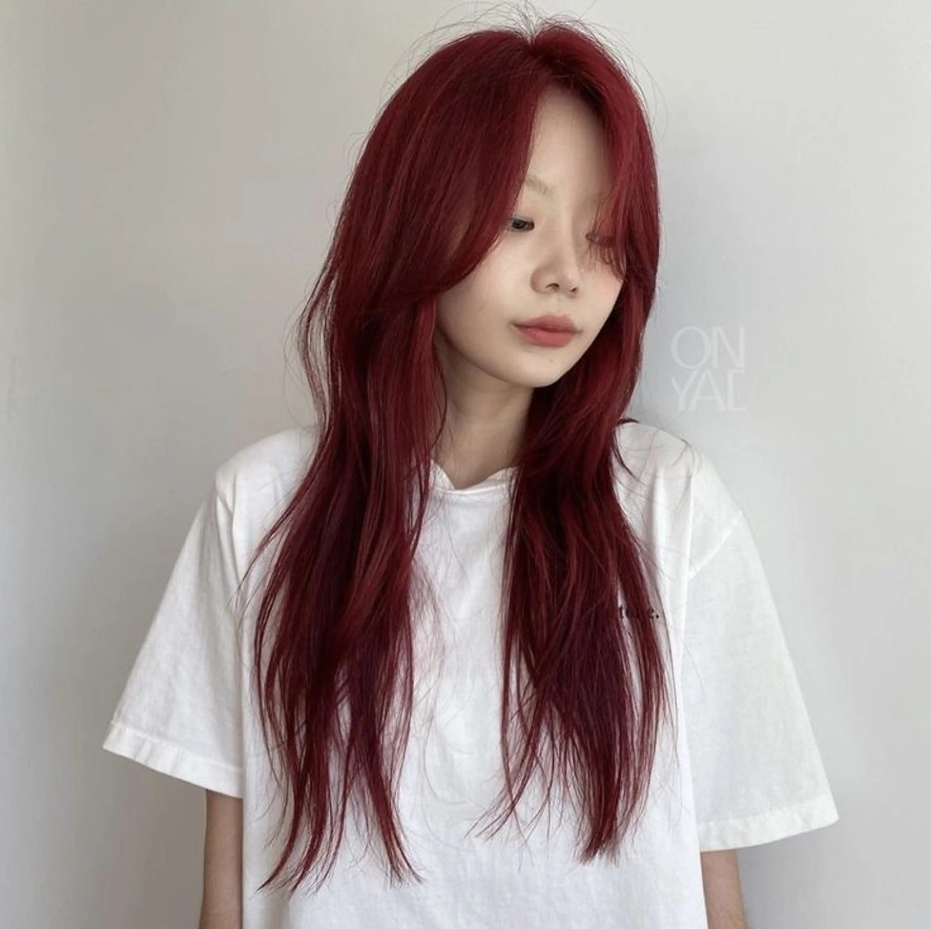 セミロング カラー 韓国風ヘア ブリーチなし/透明感 /ショート/大世のヘアスタイル