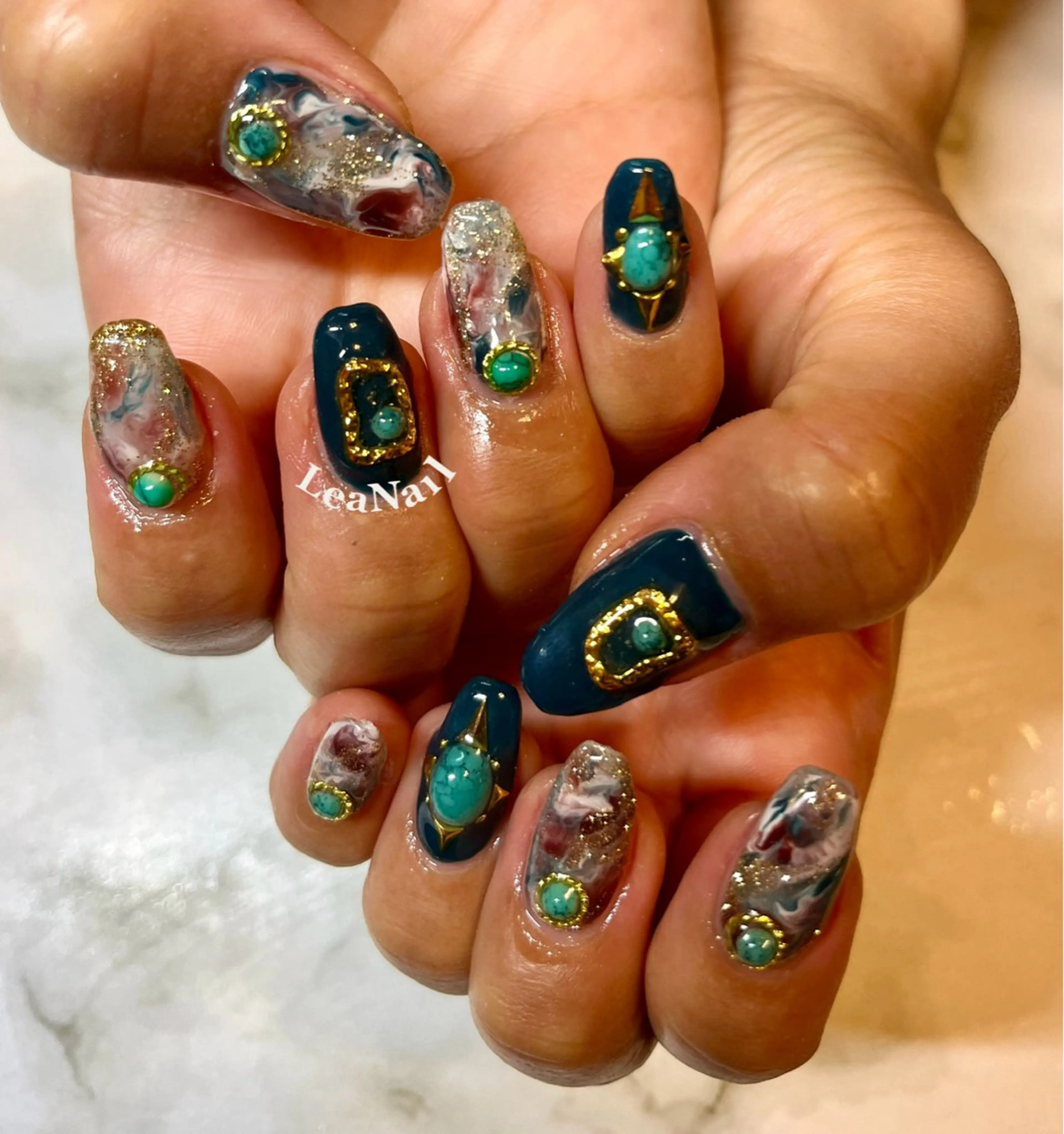 ネイル ニュアンスネイル Lea Nailのネイルデザイン