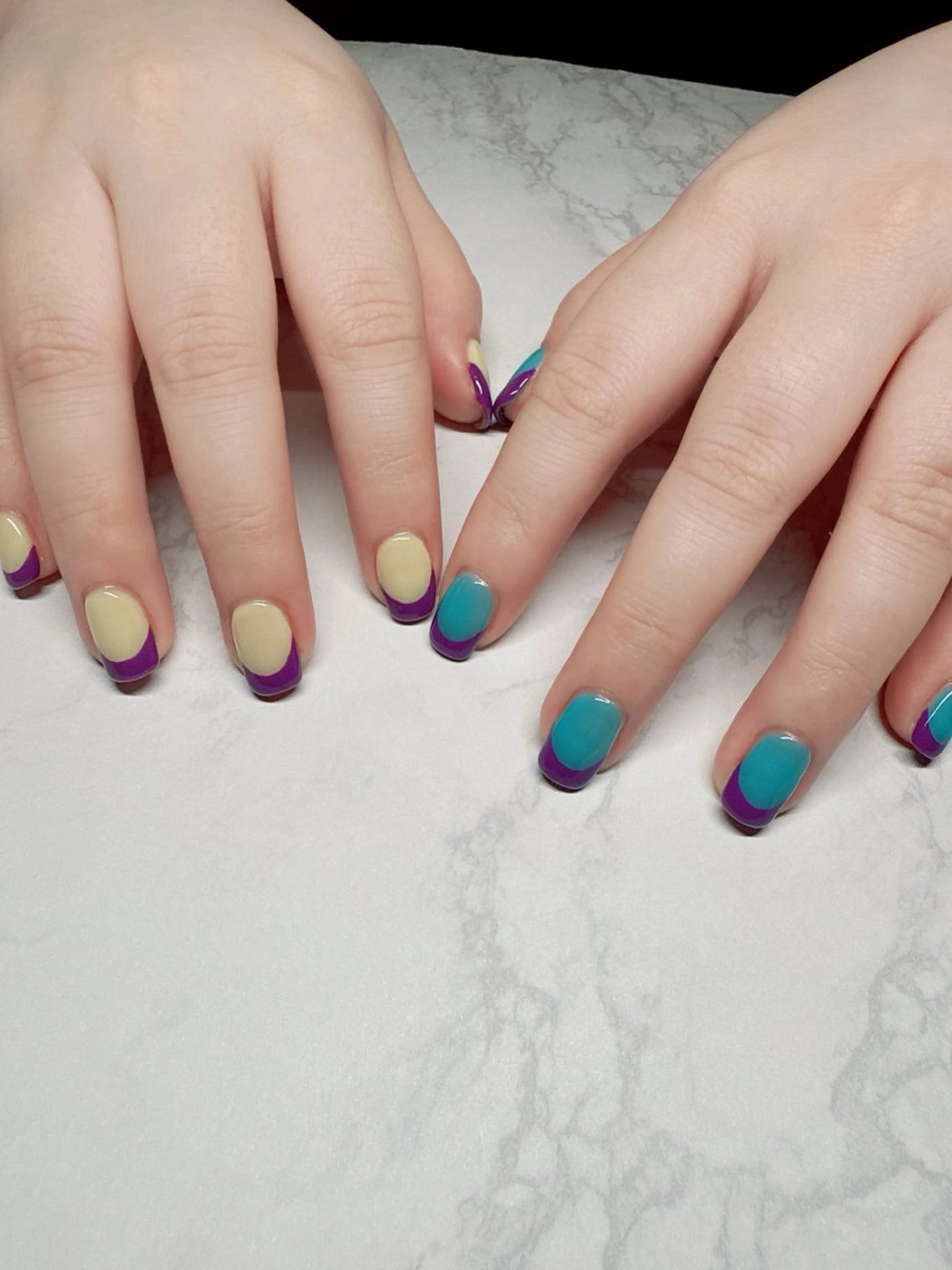 ネイル フレンチネイル ハンドネイル nailist SATO【銀座】のネイルデザイン