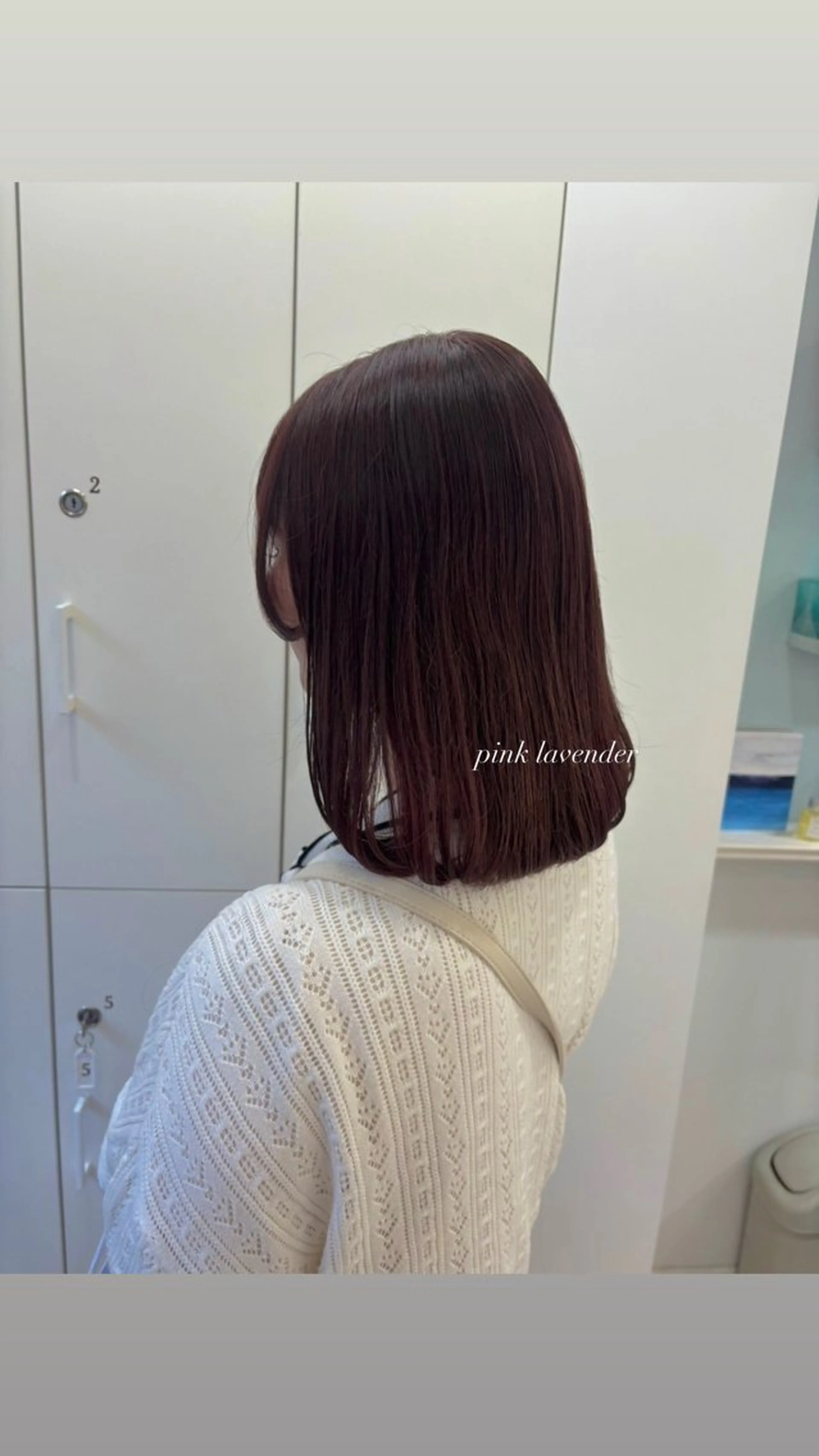 ミディアム ヘアカラー ParveMix 宮﨑 梨里のヘアスタイル