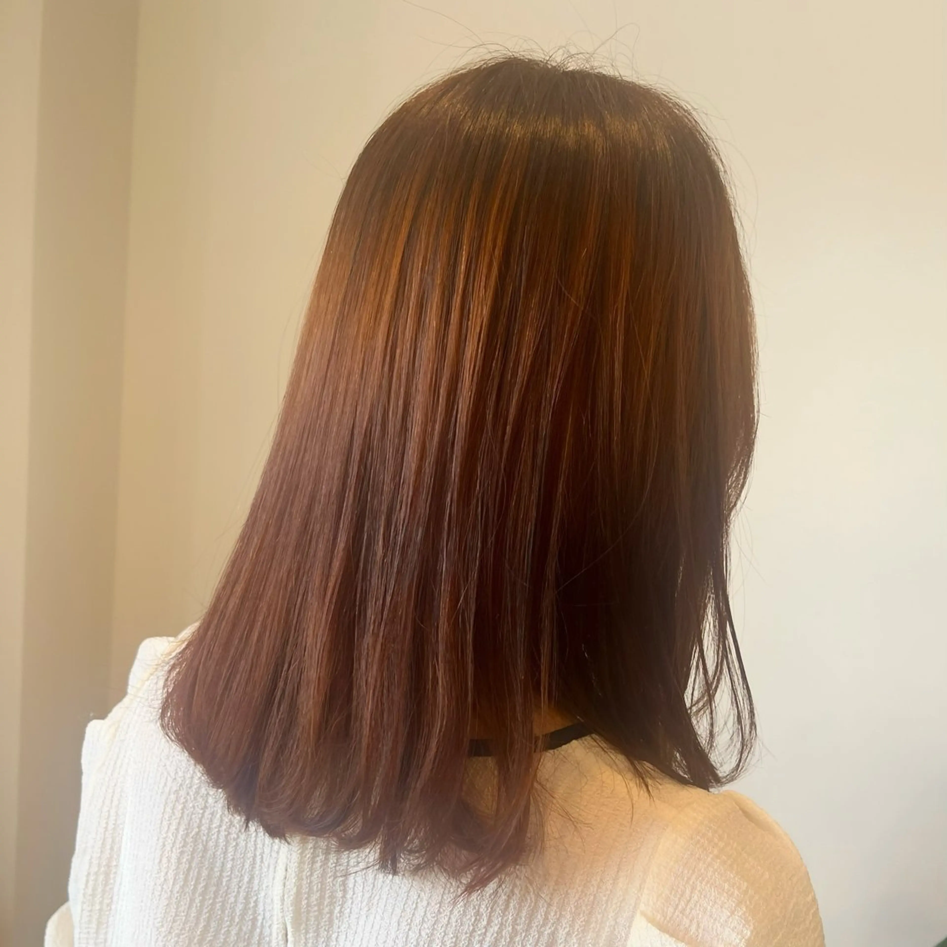 ロング カラー ヘアカラー 朝野 美華/暖色カラーのヘアスタイル