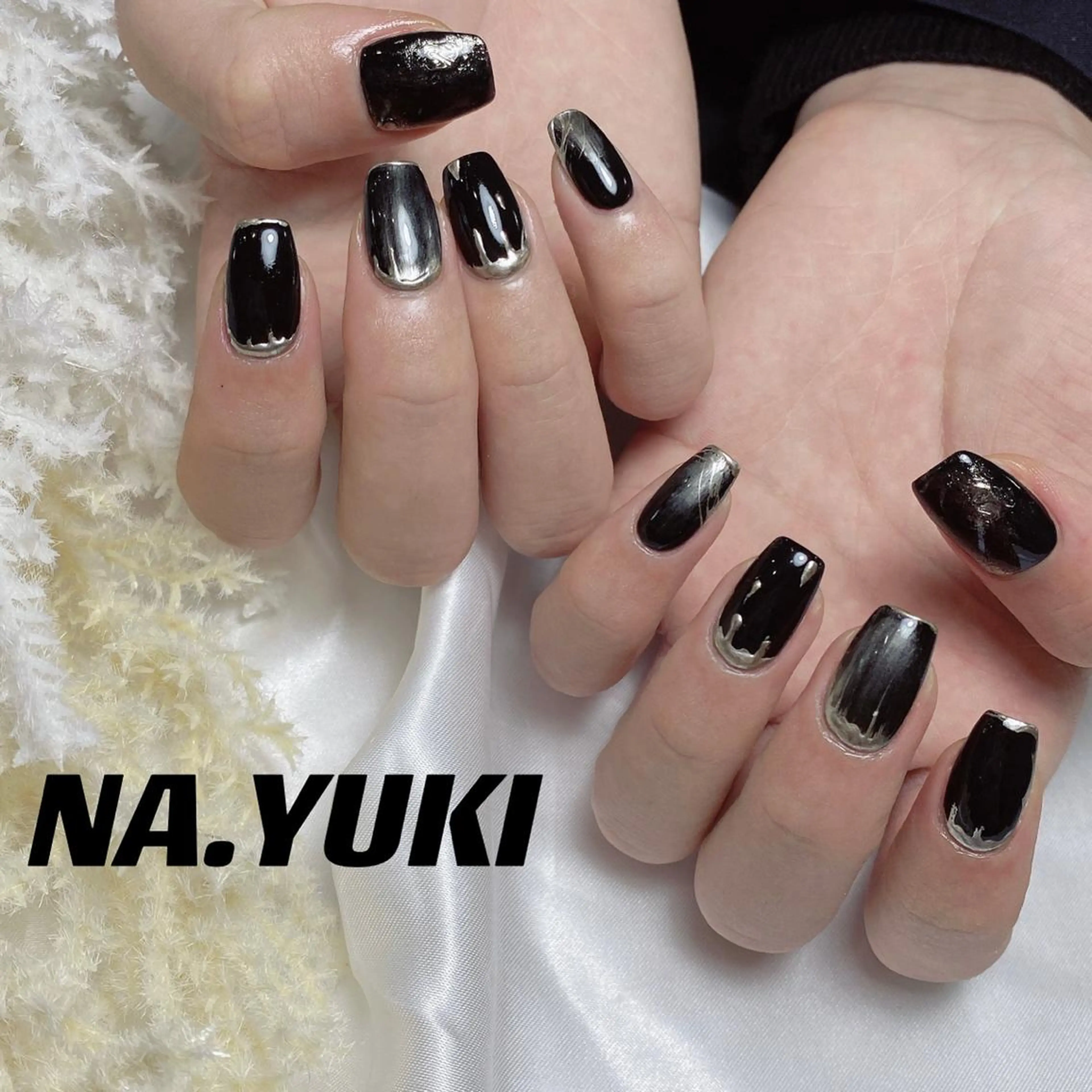 メンズ ネイル ハンドネイル ハンドケア ナユキNA.YUKI 池袋店のネイルデザイン