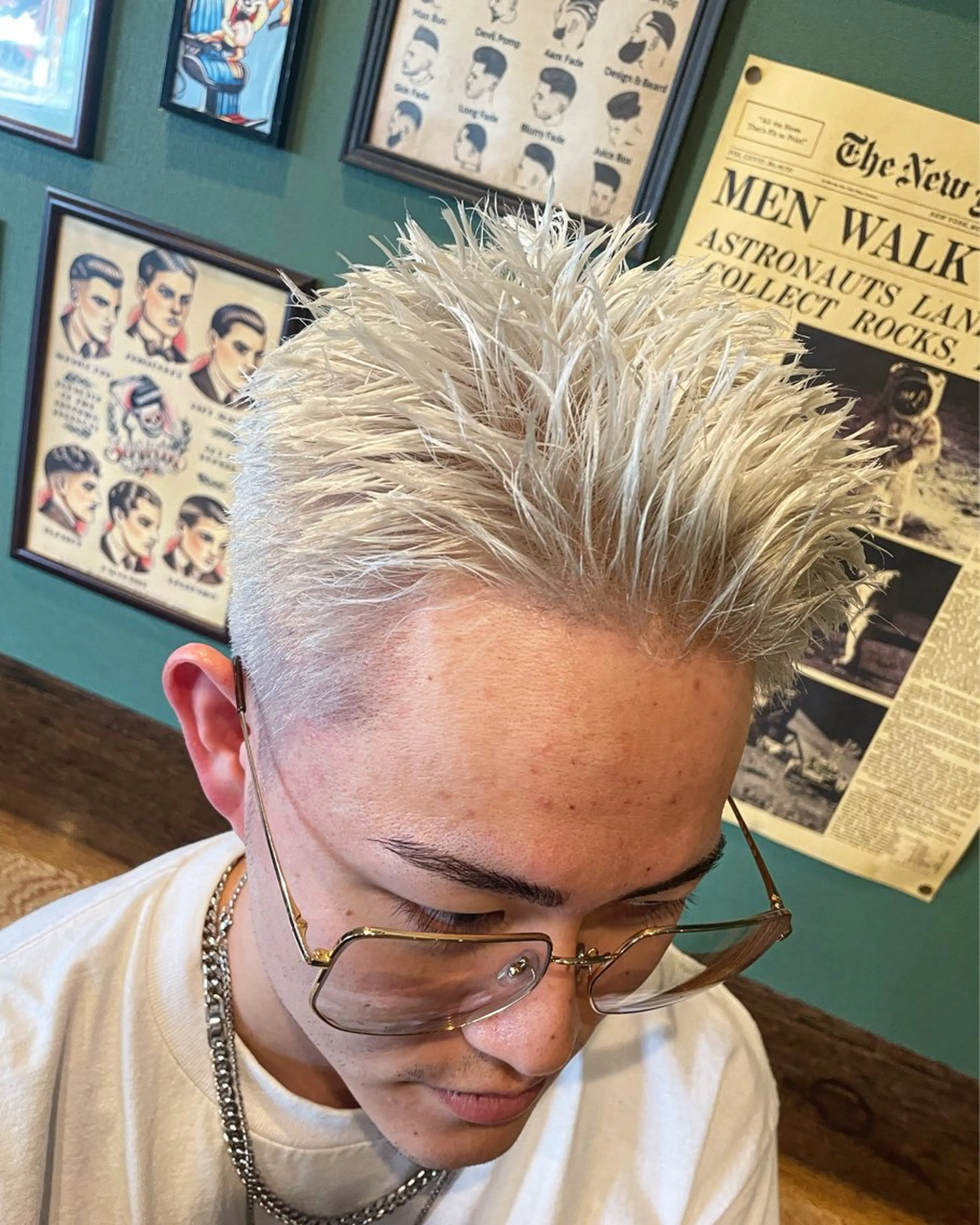 ショート カラー パーマ メンズ Baby’s breath所属・藤田 年哉のヘアスタイル