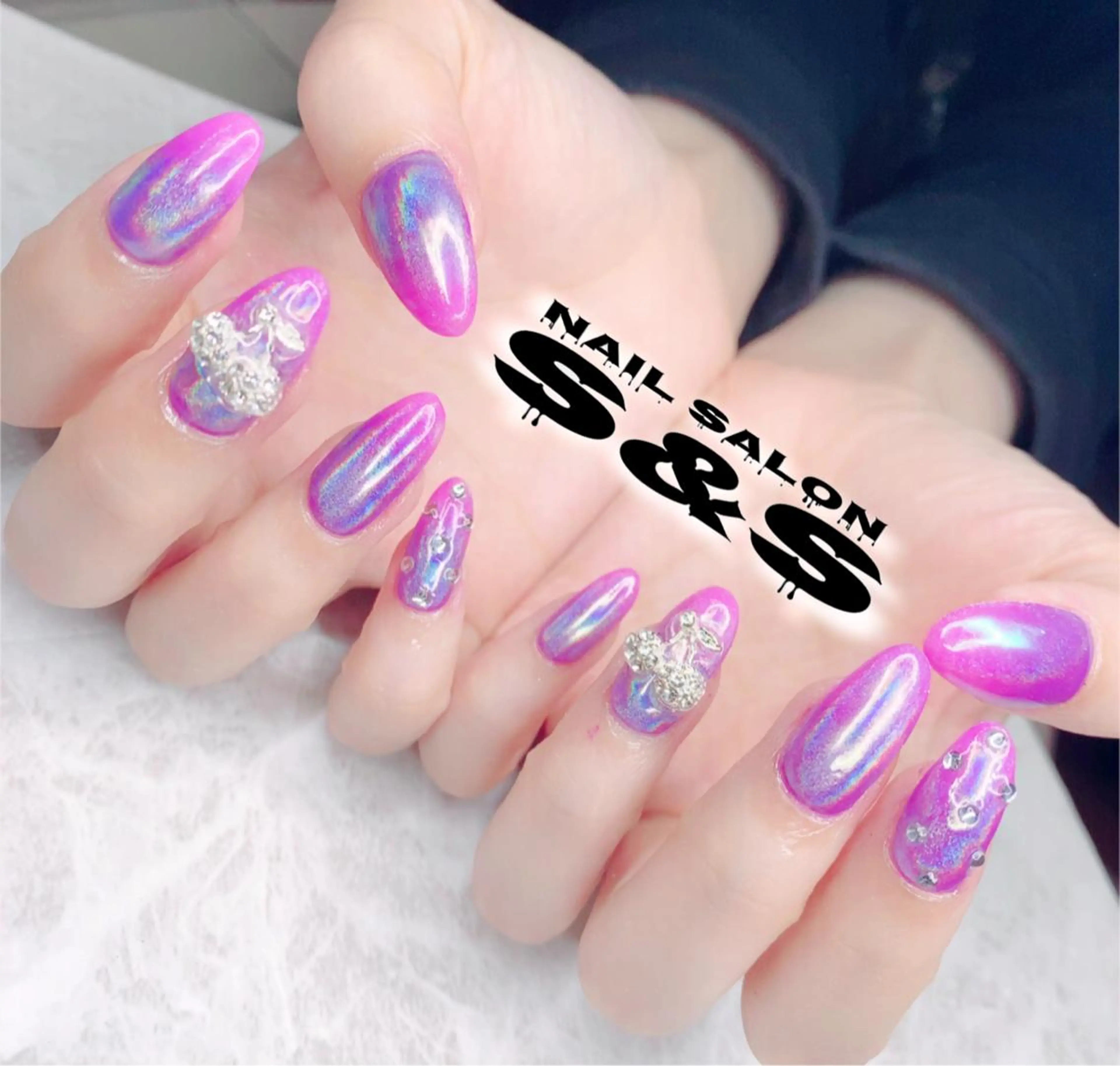 ネイル 長さ出し メンズネイル 持ち込み スカルプネイル S&S 村田小百合のネイルデザイン