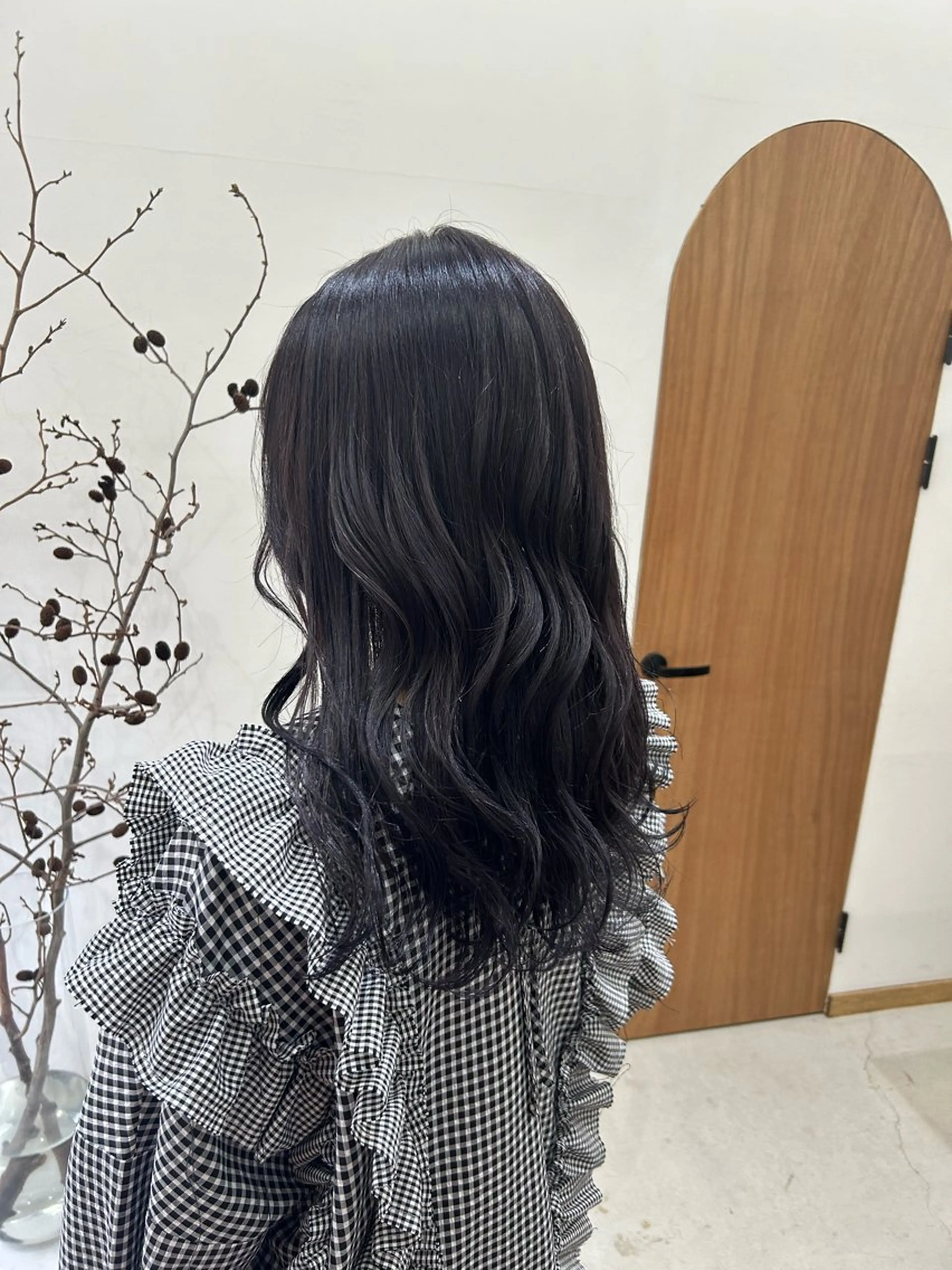 ロング なつめ🐶ショート ベージュカラーのヘアスタイル