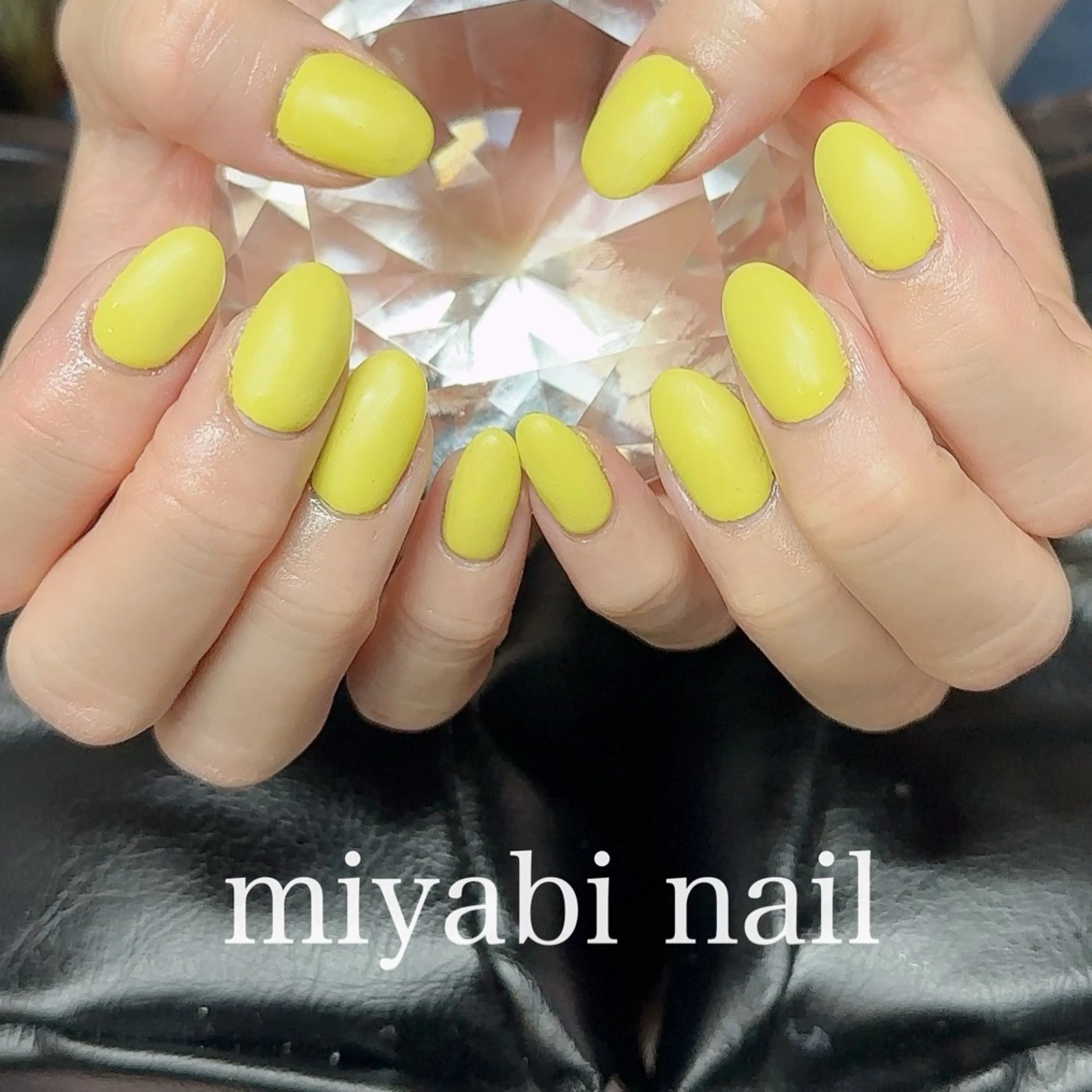 ネイル マットネイル 持ち込み ワンカラーネイル シンプルネイル 春ネイル ハンドネイル miyabi nail 桂川駅近くのネイルデザイン