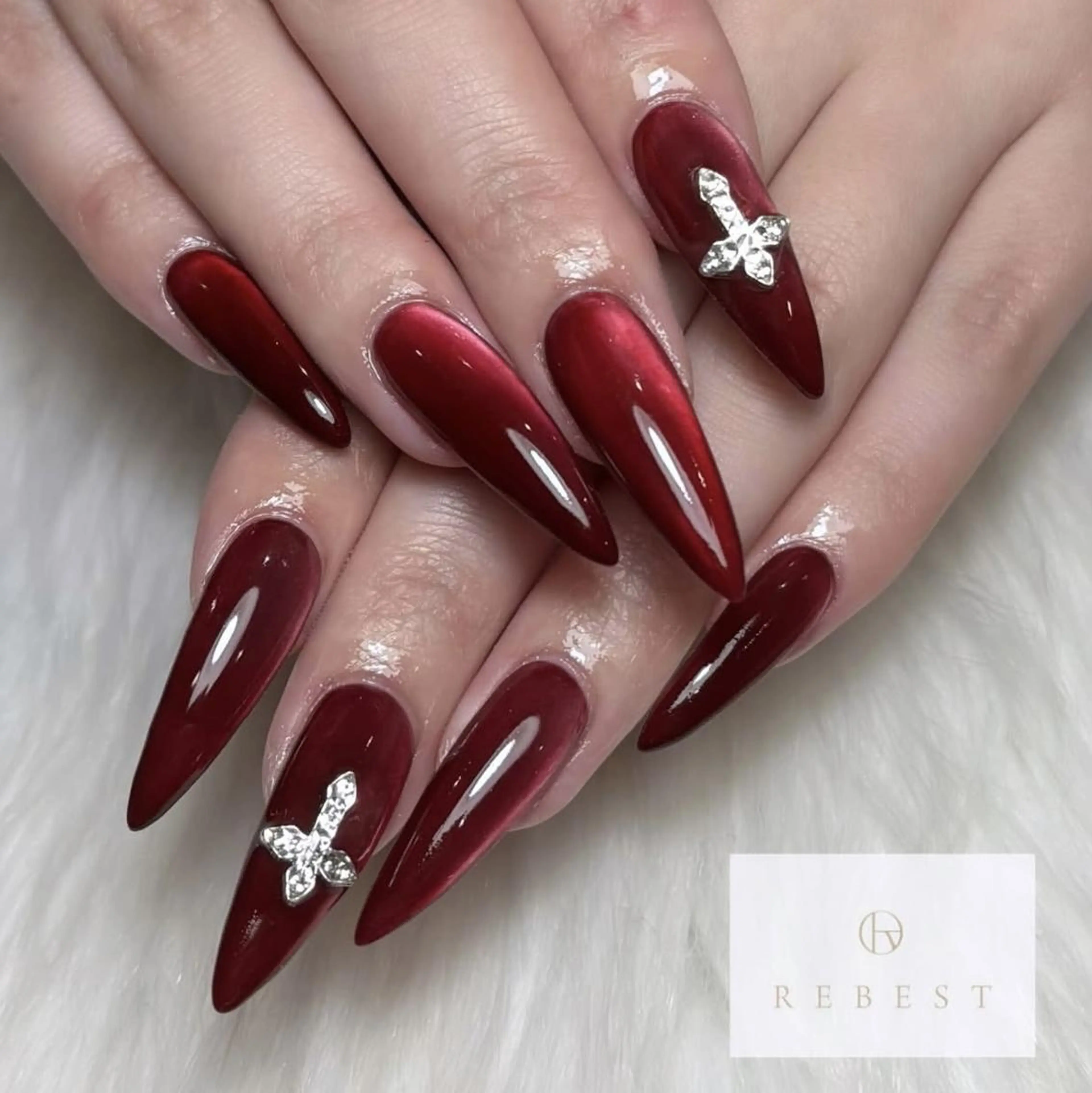 ネイル ❤️💛REBEST 京橋　nailのネイルデザイン