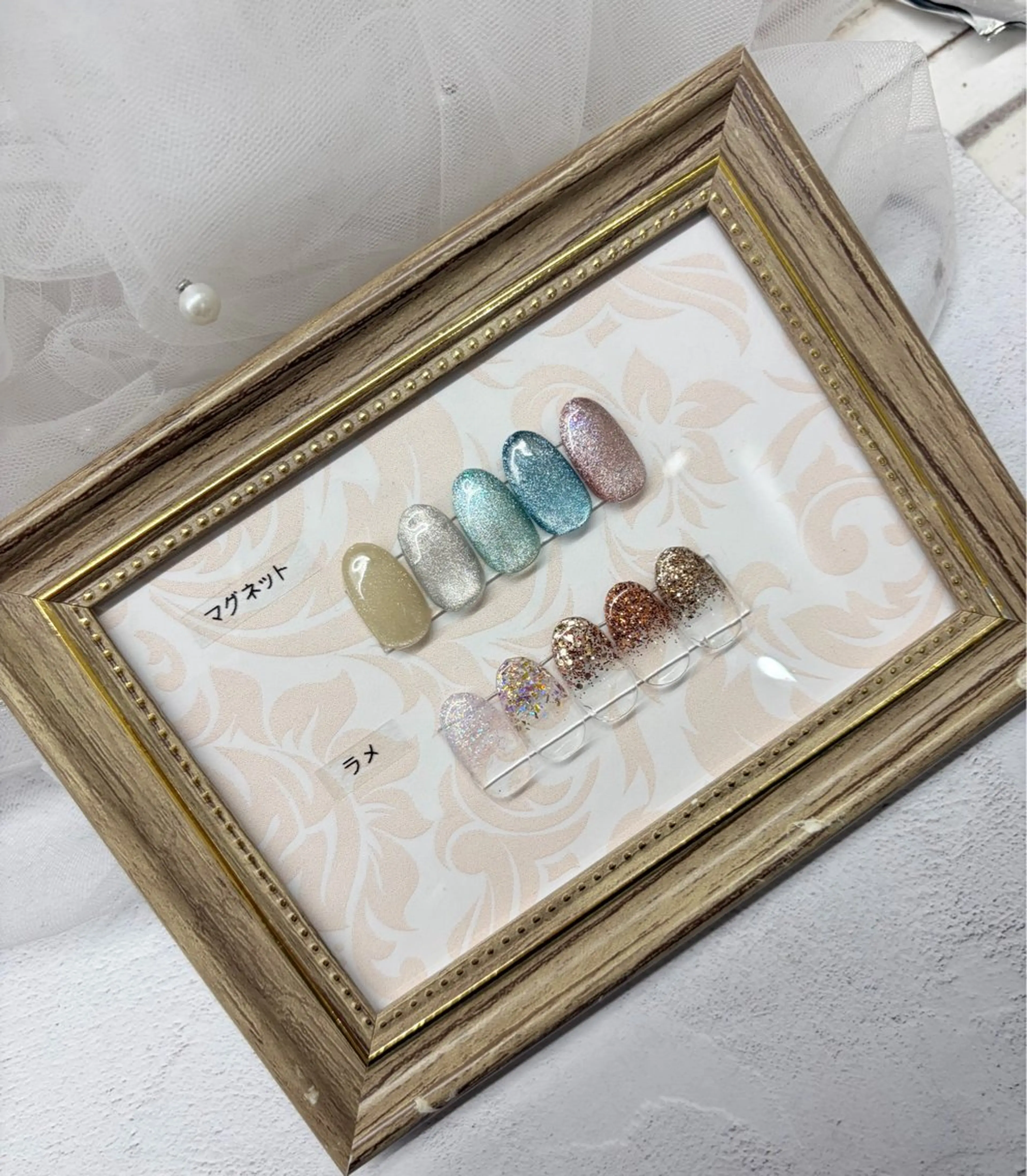 【オフなしフット🦶】3月来店限定メニュー❗️フットネイル✨ラメ・マグネットのみ(アートなし)の写真