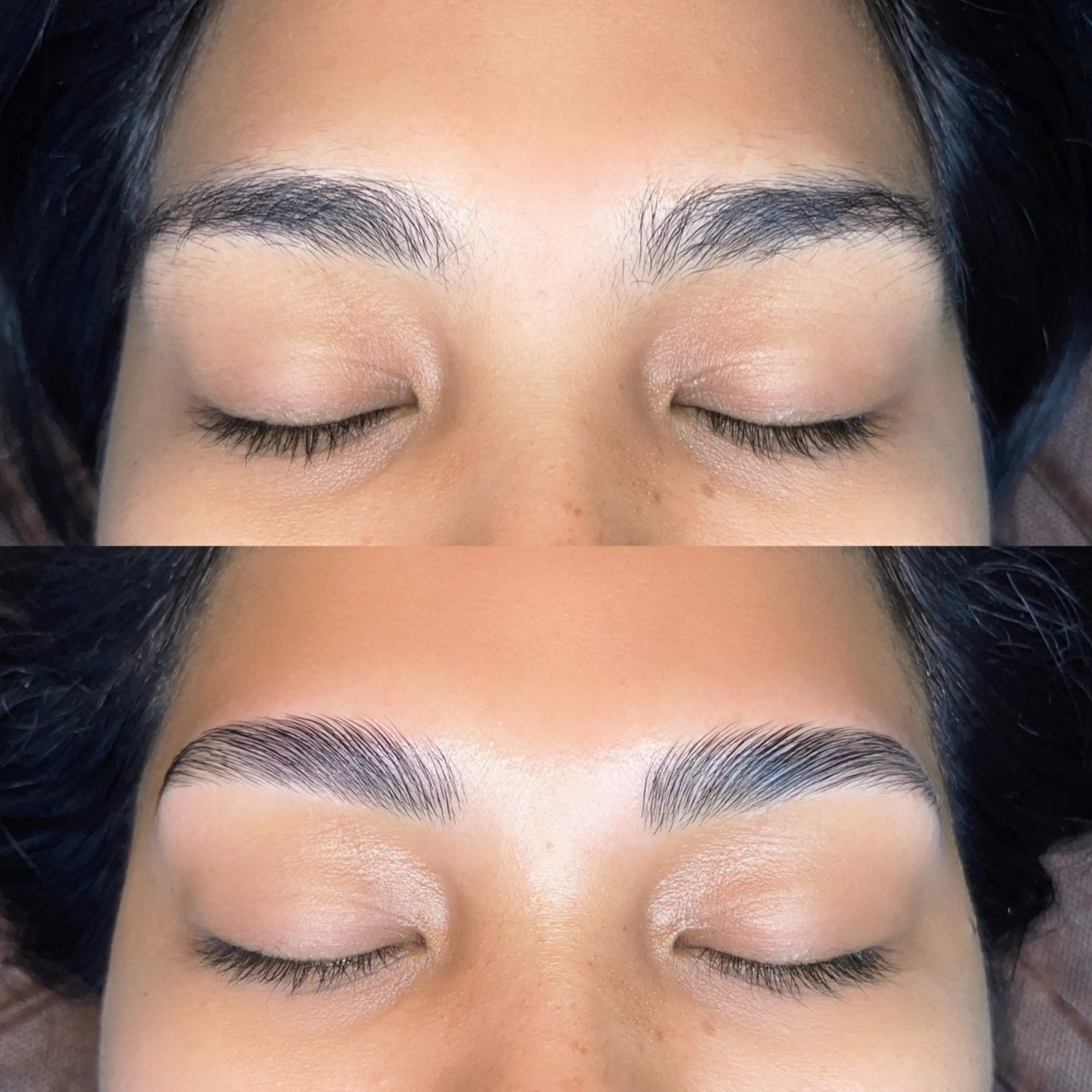 アイブロウワックス+ラミネーション(毛流れ矯正)の写真