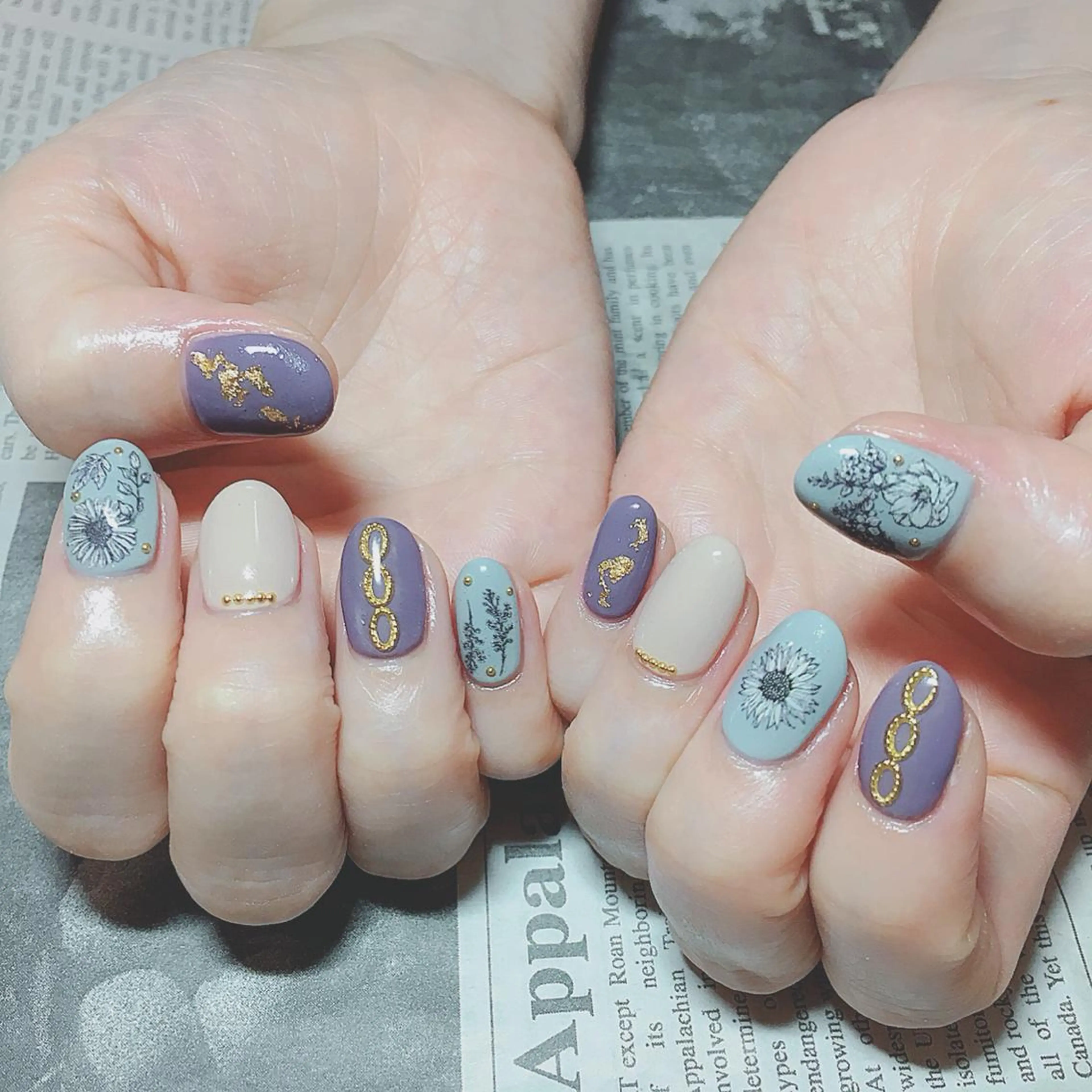 ネイル ハンドネイル ハンドケア 森山 舞のネイルデザイン