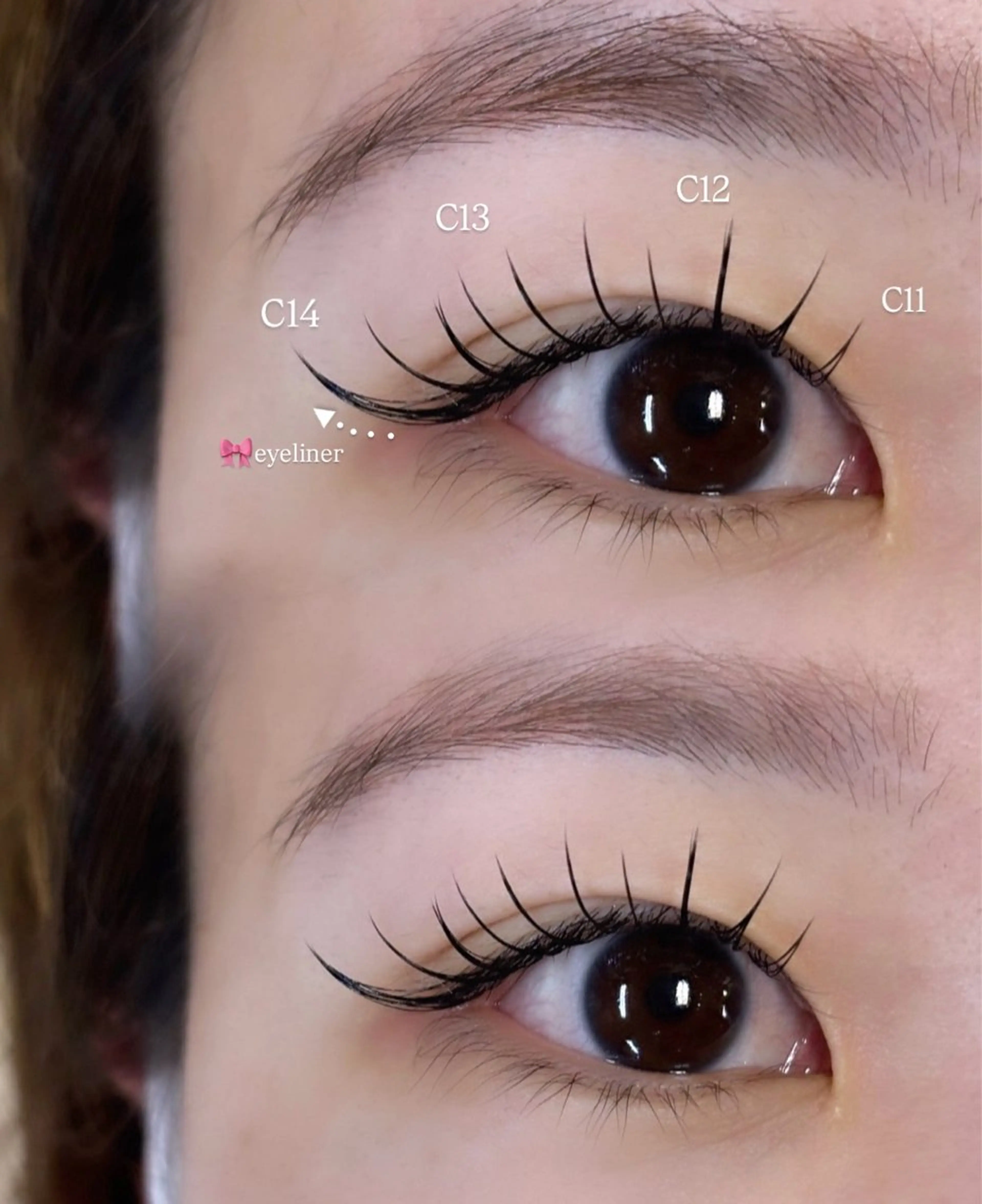 マツエク・マツパ 中谷 桃佳のマツエク・マツパデザイン