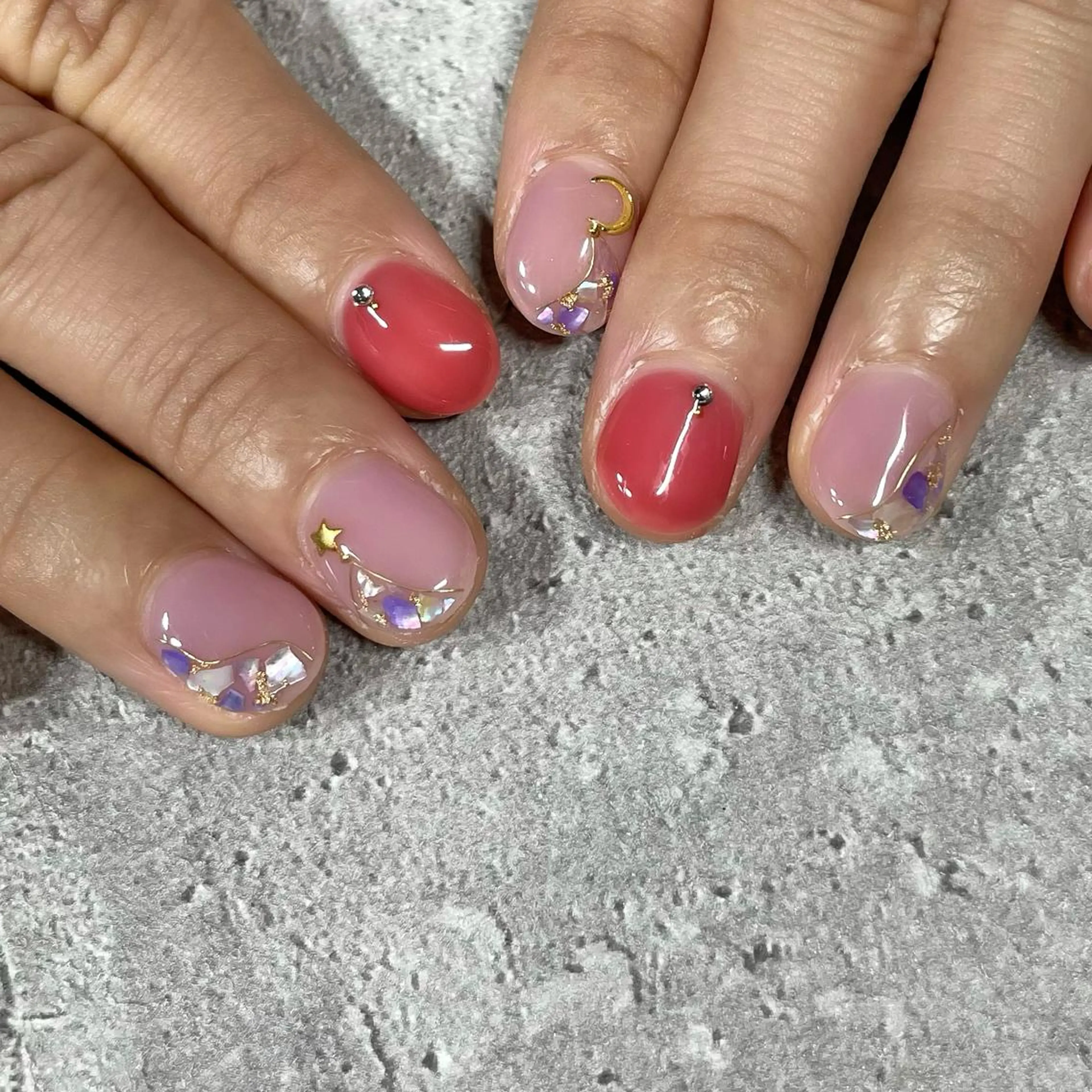 ネイル ジェルネイル 東 千夏のネイルデザイン