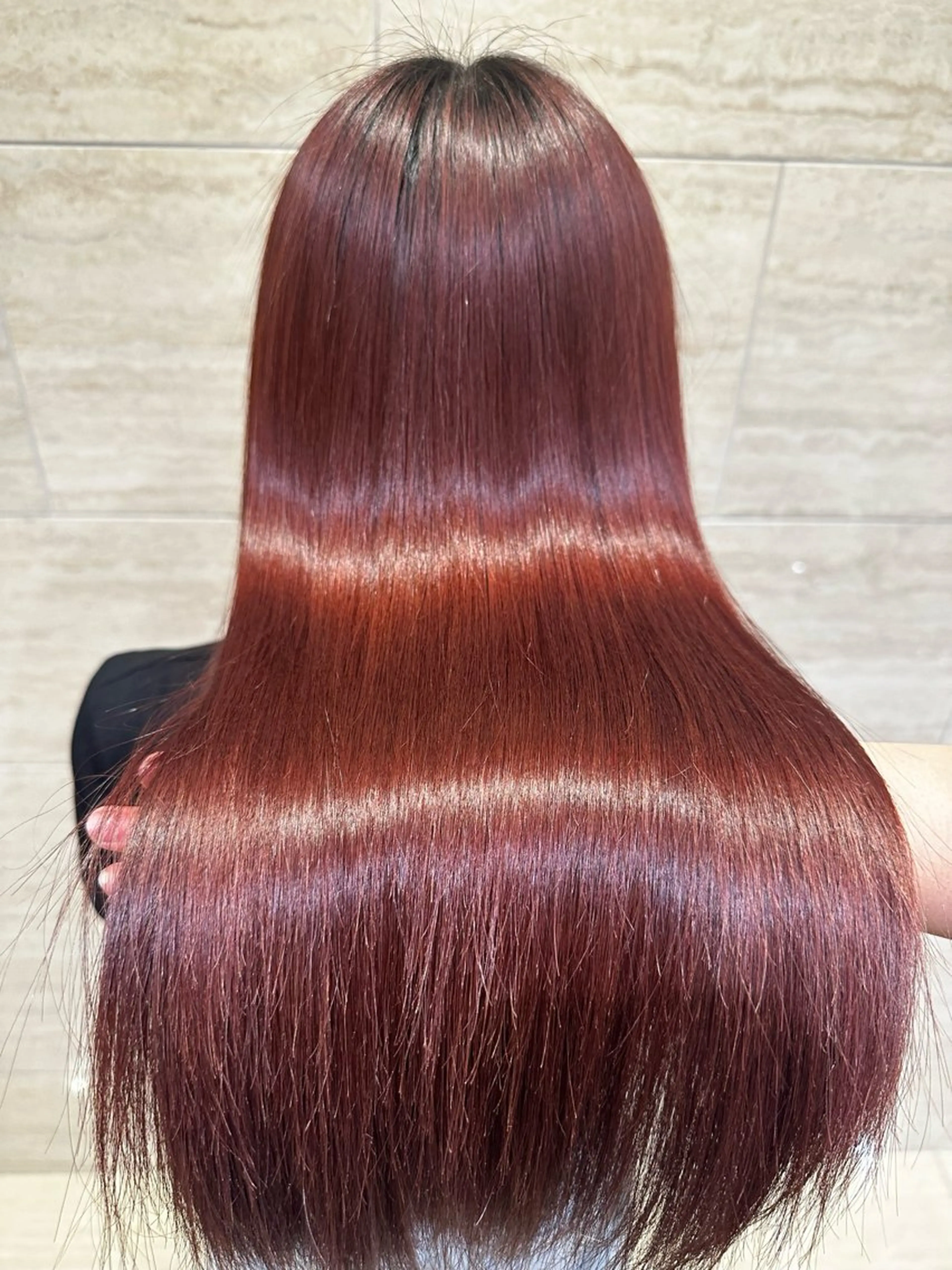 ロング トリートメント SANA/ツヤカラー /カット大船のヘアスタイル