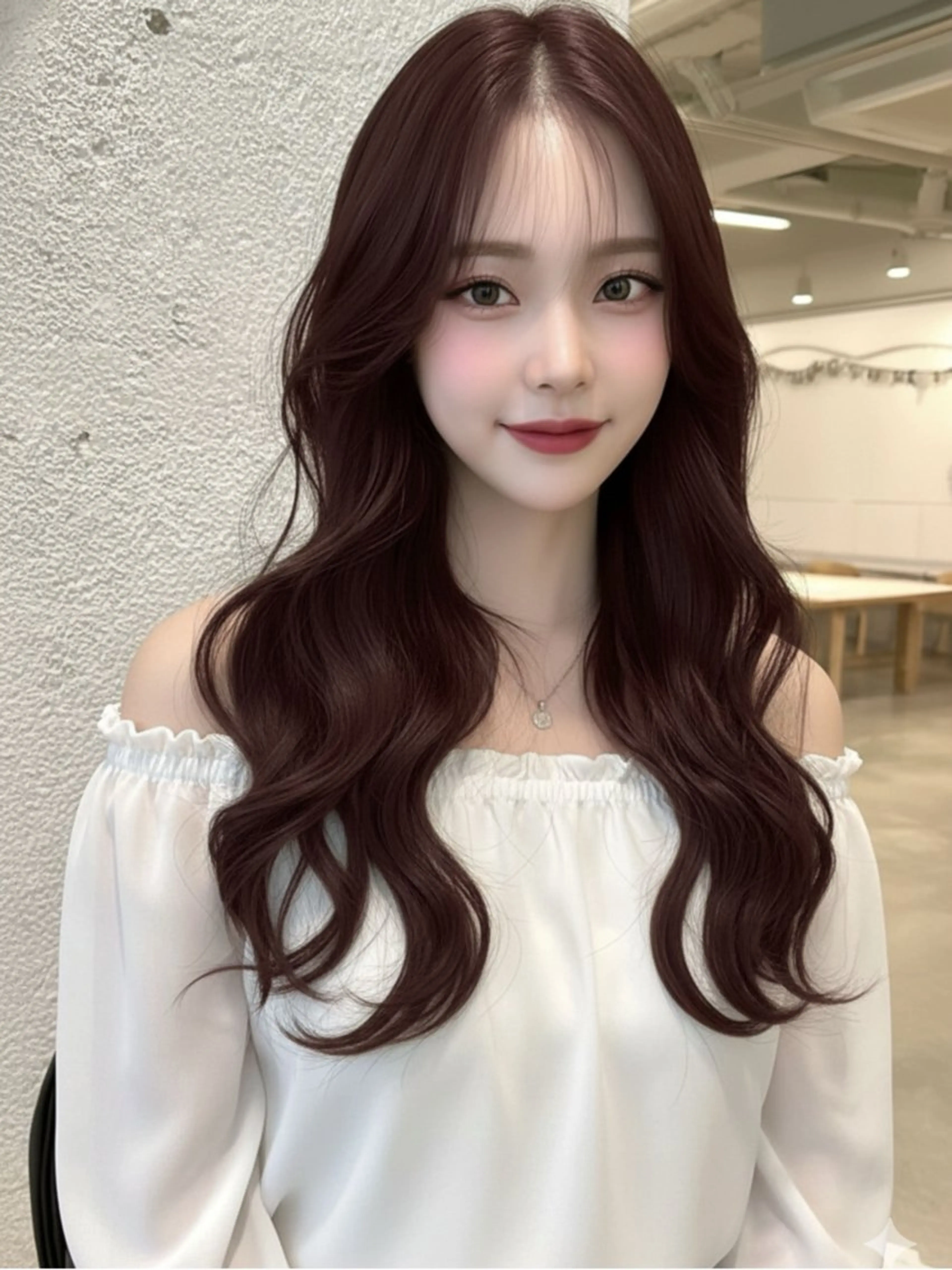 ロング ヘアカラー トリートメント 綺麗め/ トレンドヘア/みずはのヘアスタイル