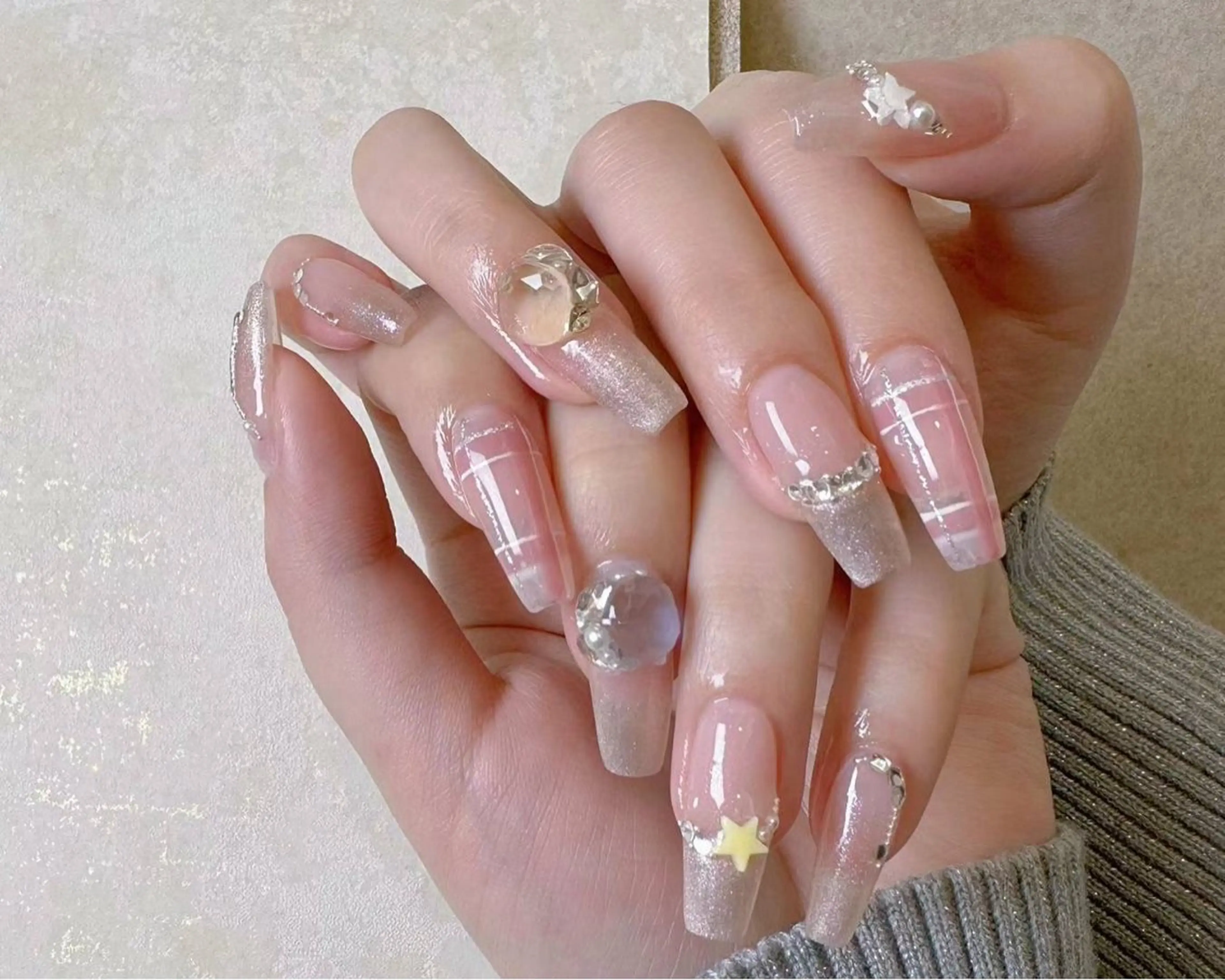 ネイル アートネイル フラワーネイル フットネイル ジェルネイル キラキラネイル Babarla Nailのネイルデザイン