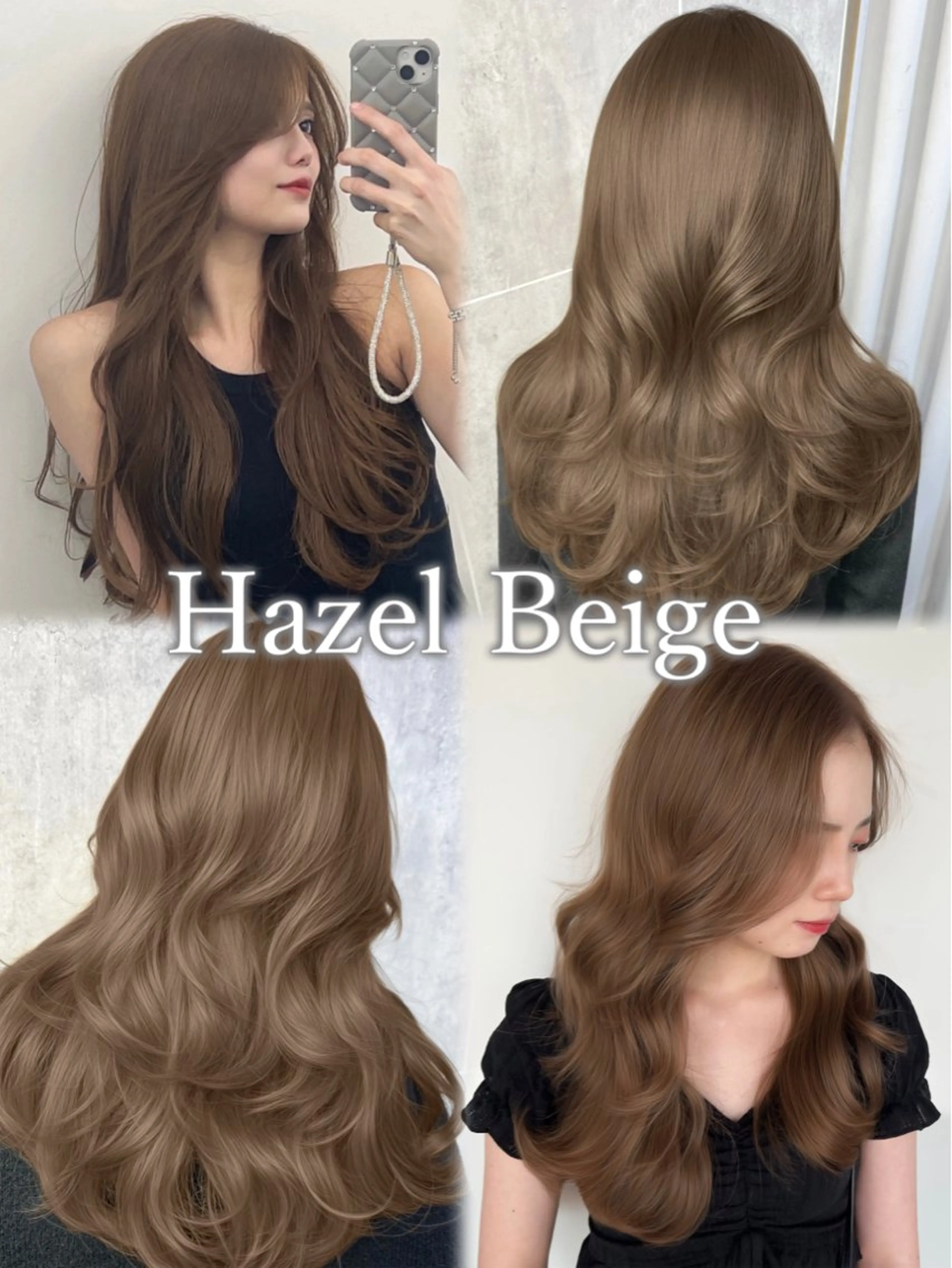 ロング カラー ヘアカラー トリートメント 顔まわりの神様✨ 透明感カラー藤嶋秀幸のヘアスタイル