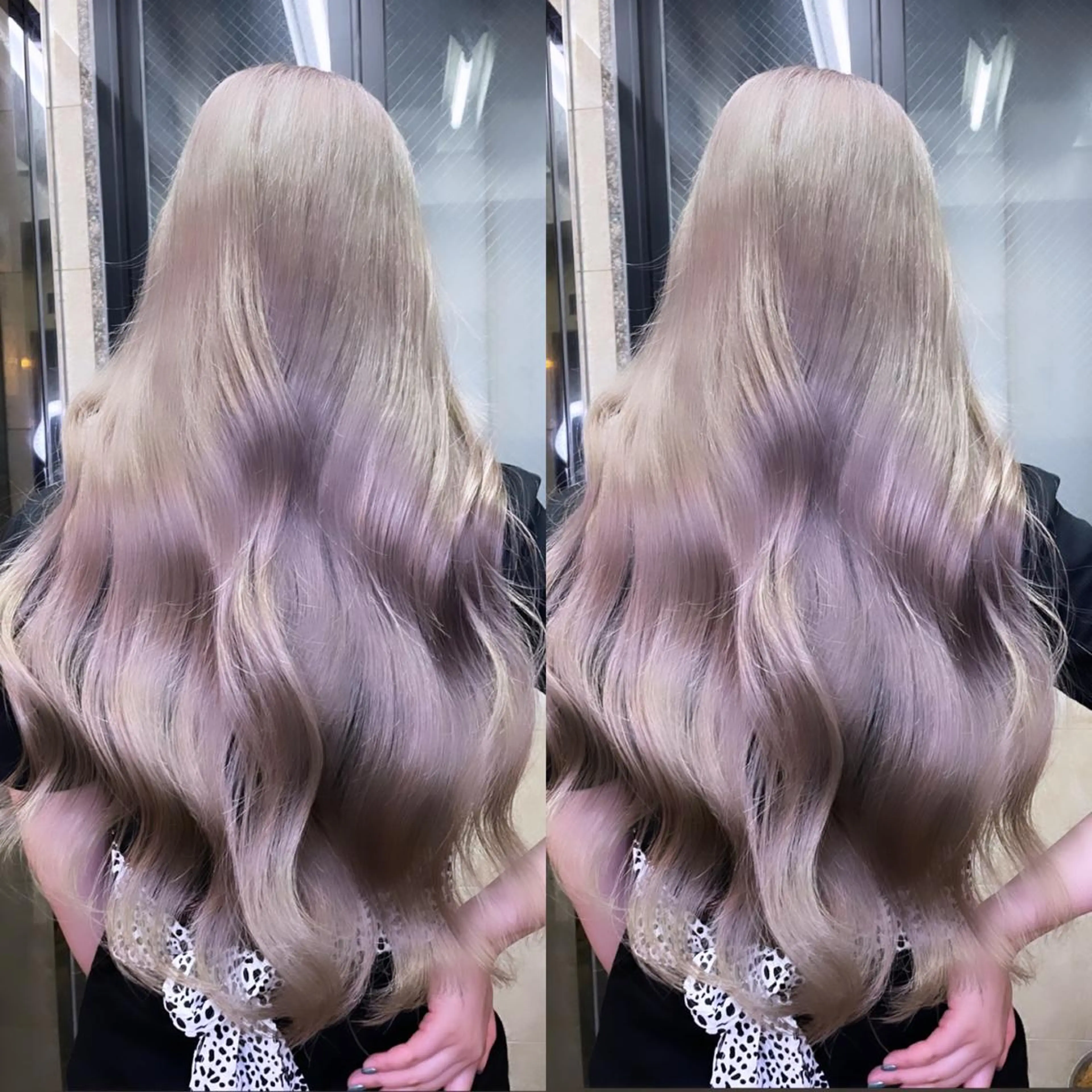 🫧ツヤツヤハイトーン🫧全体フルブリーチ&全体フルカラー&TOKIOトリートメント🤎の写真