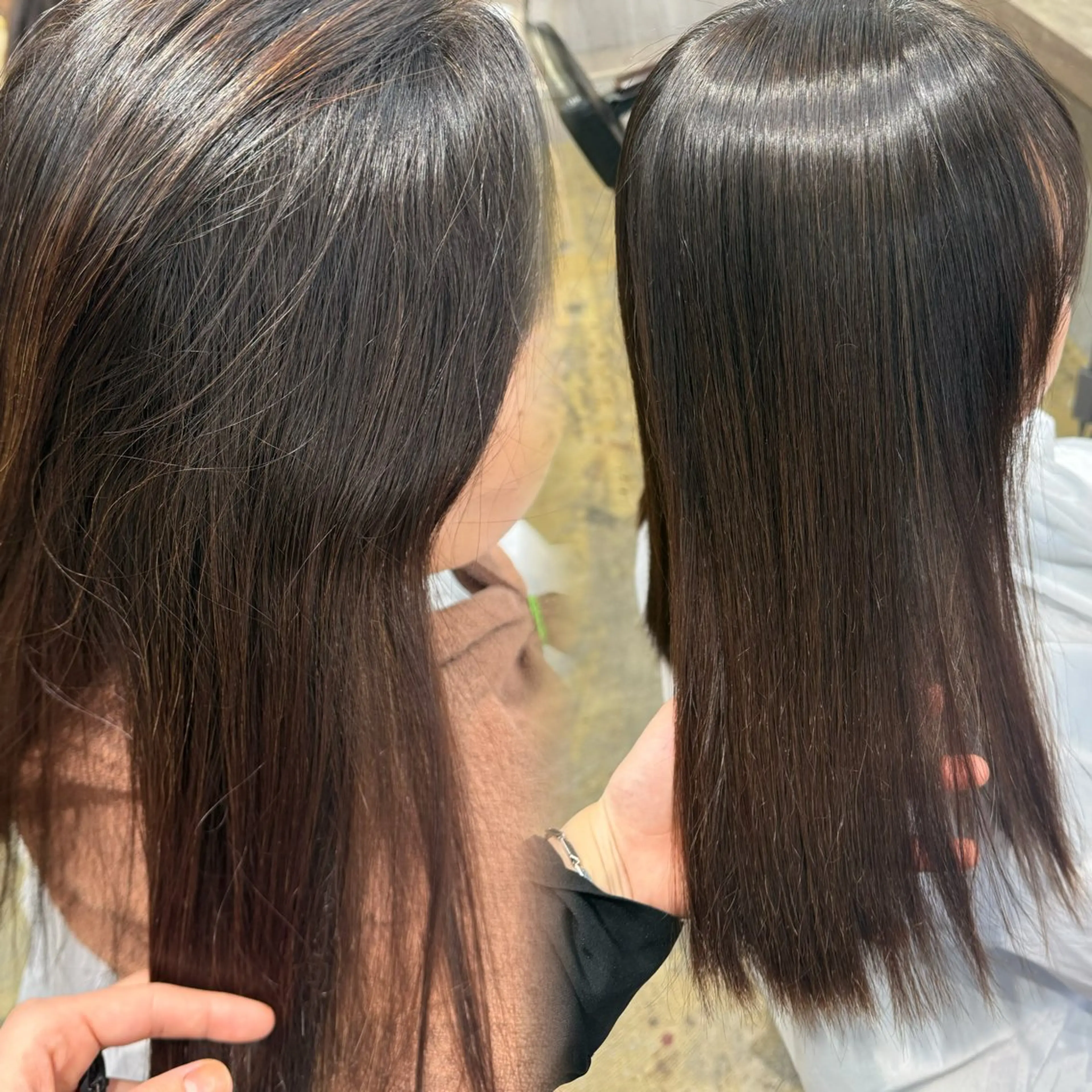 縮毛矯正 ルシ🌈/ハイトーン デザインカラー/町田のヘアスタイル