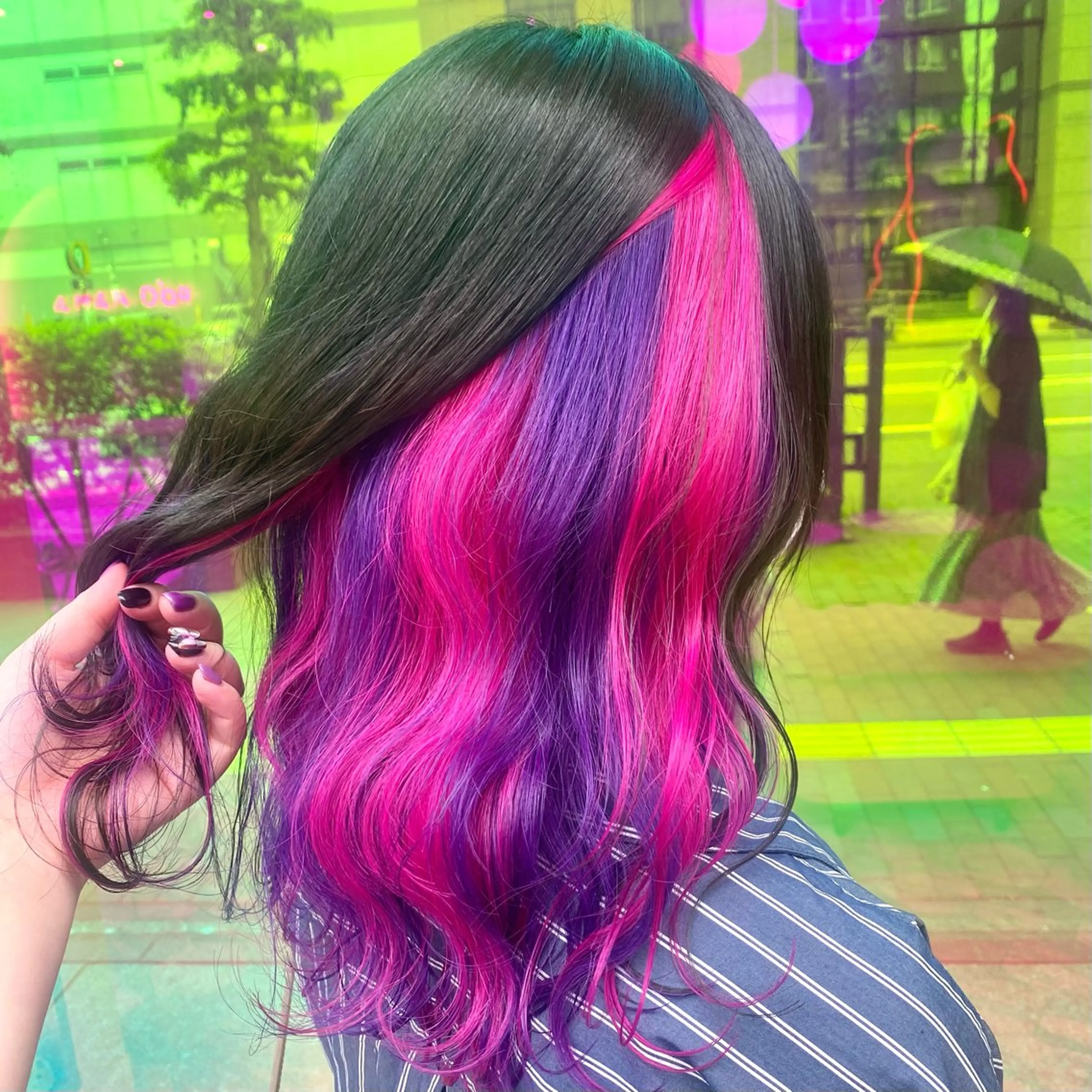 ミディアム カラー 透明感カラー/レイ ヤー/🫧みずほ🫧のヘアスタイル