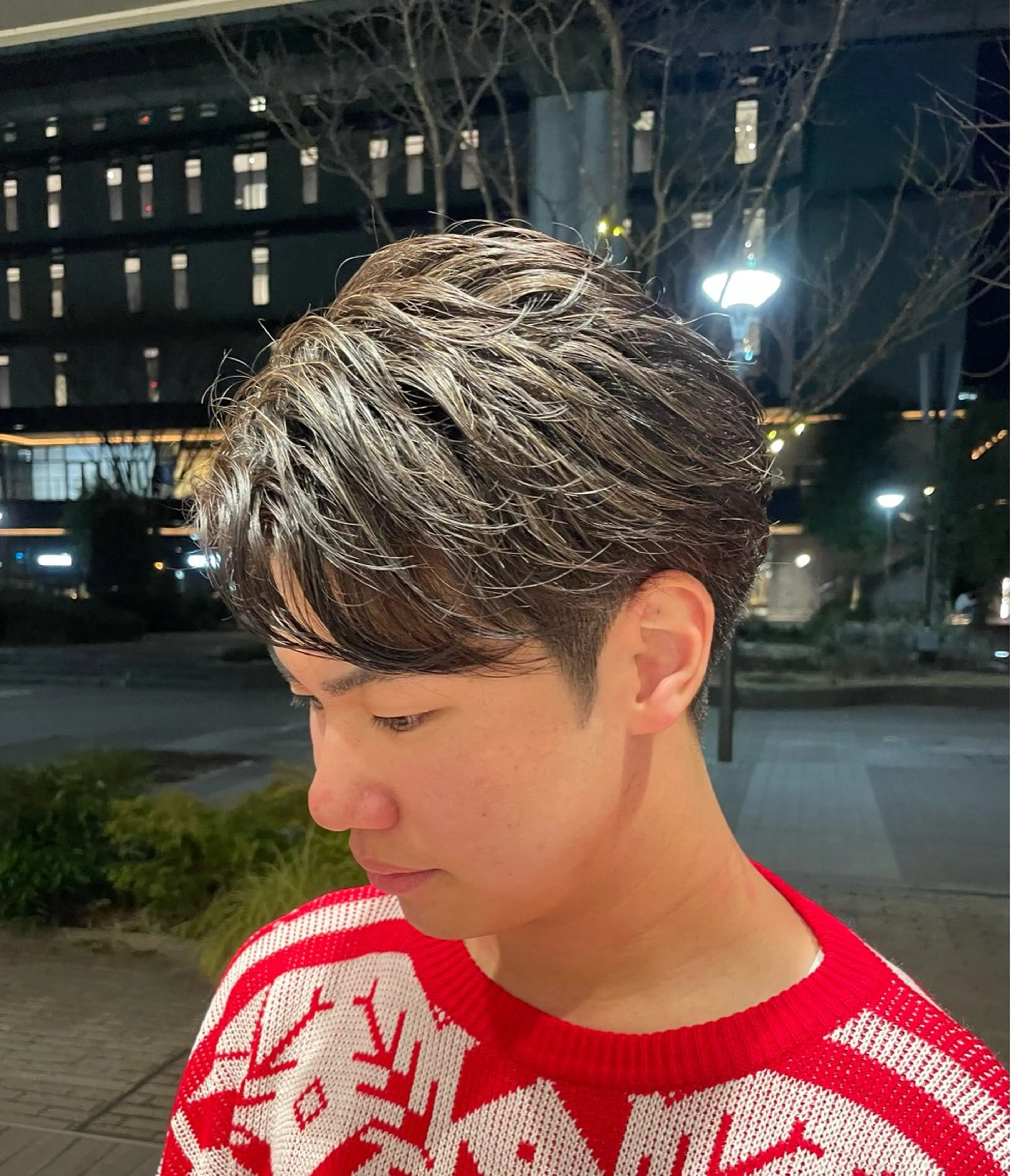 ショート パーマ メンズ フェザーパーマ メンズパーマ カット 立川/メンズ特化 阿見のヘアスタイル