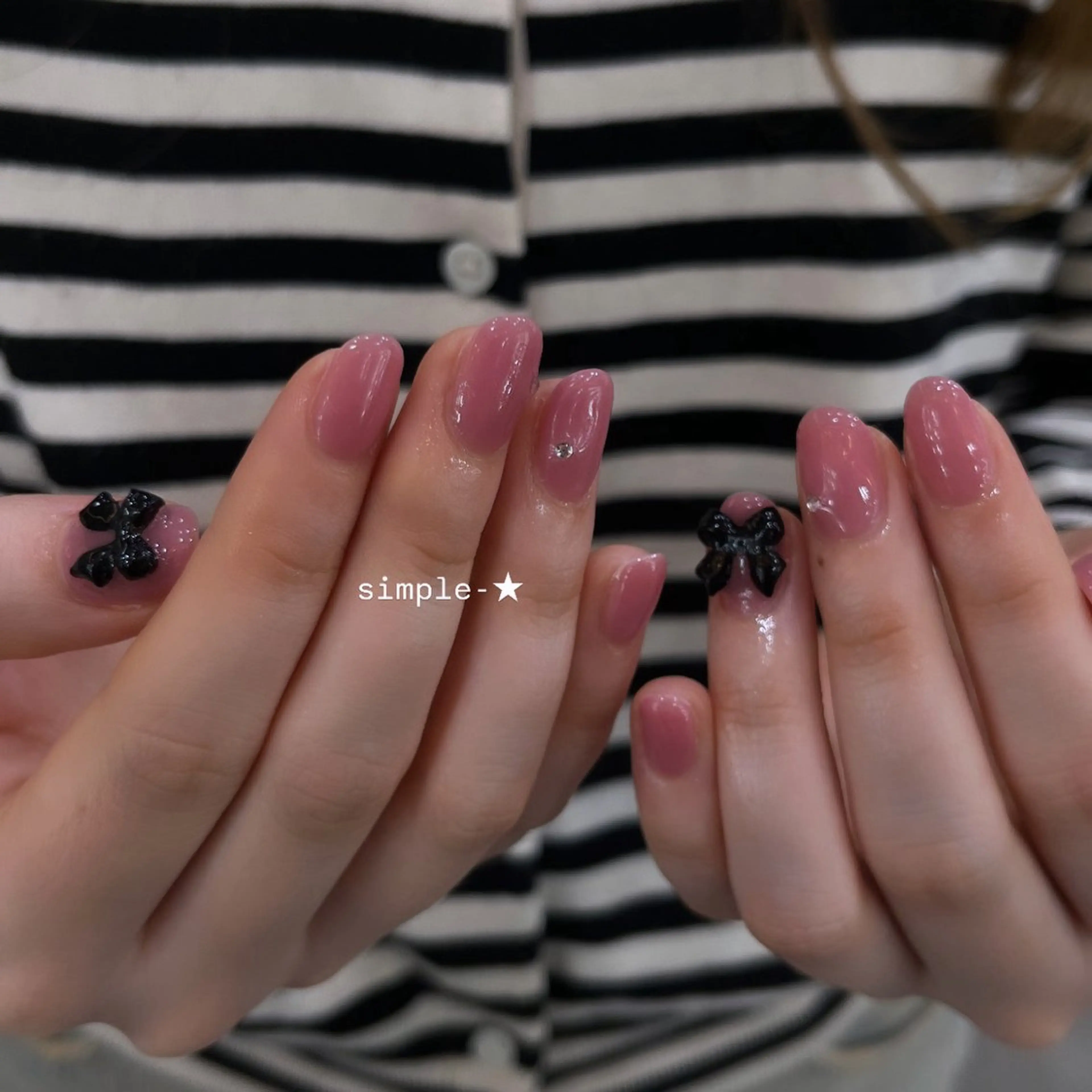 ネイル シンプルネイル ハンドネイル Ibuki 🎀仙台パルコ🎀のマツエク・マツパデザイン