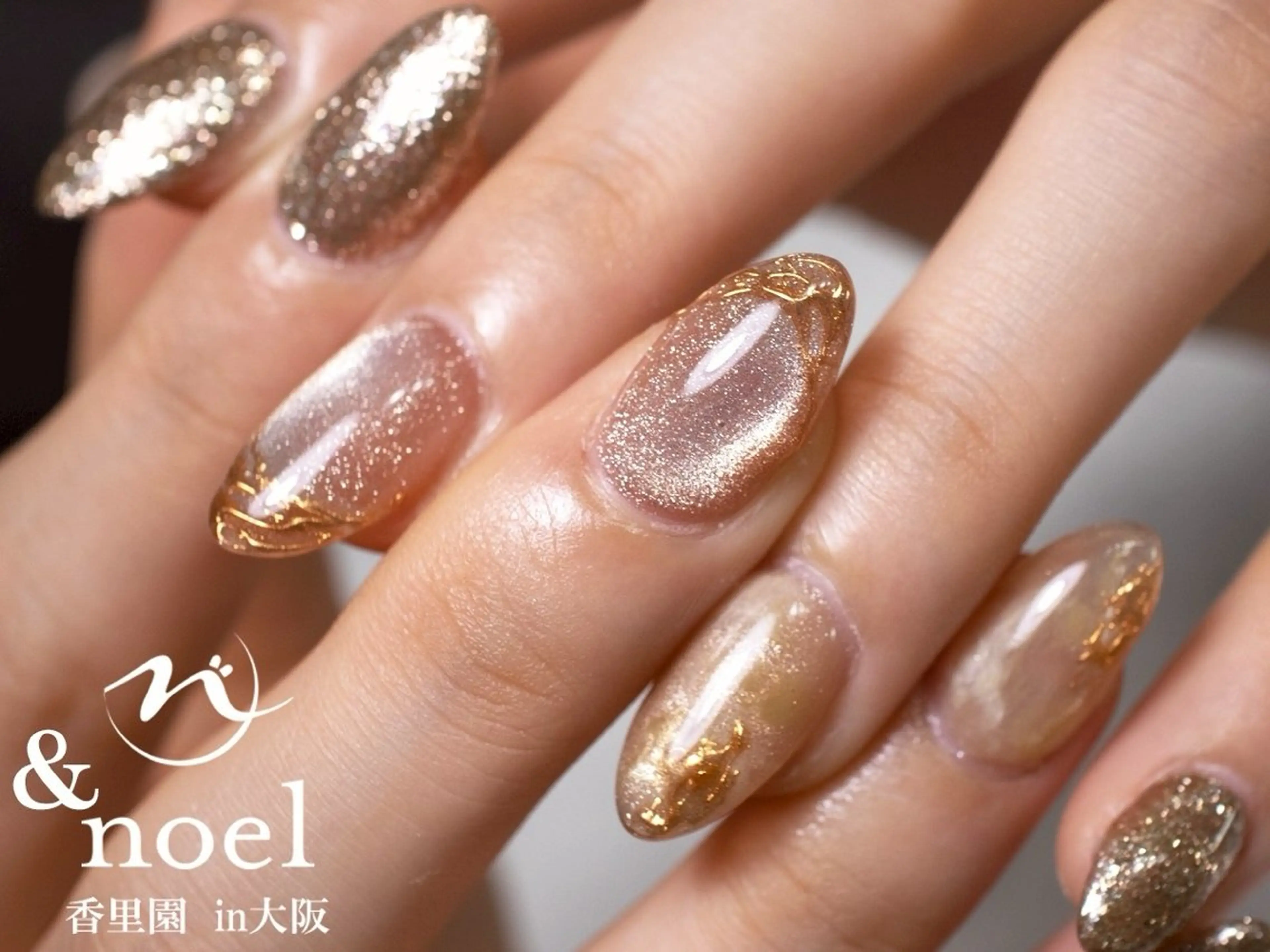 ネイル ハンドネイル Nailsalon &Noel所属・もも 🍑のネイルデザイン