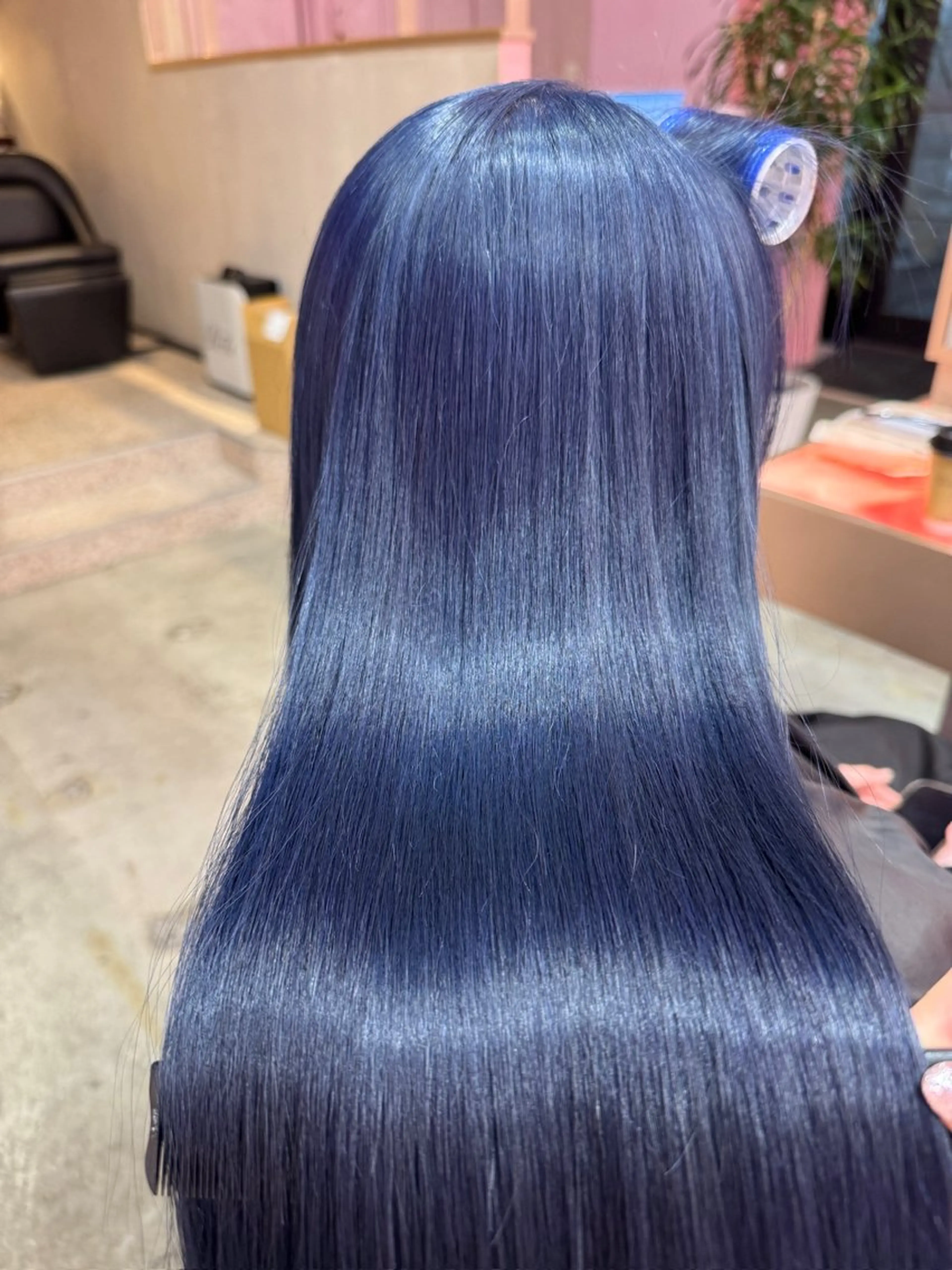 ロング カラー ハイトーンカラー レイヤー/グレージュ 🫧久屋🫧YURIのヘアスタイル