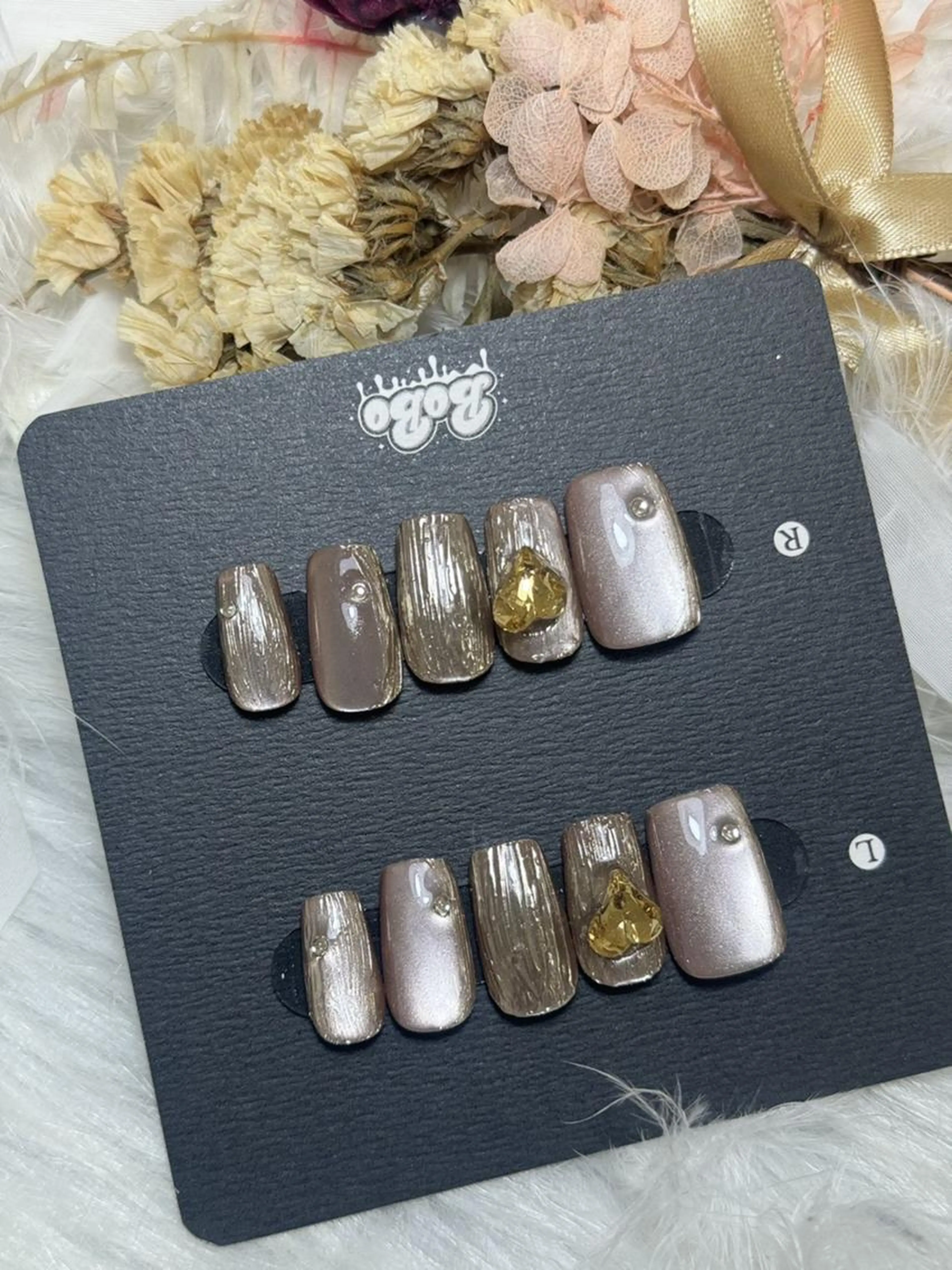 【ネイルチップ】5人限定お試し体験クーポン ♪10本ゴージャス定額コース¥3980の写真