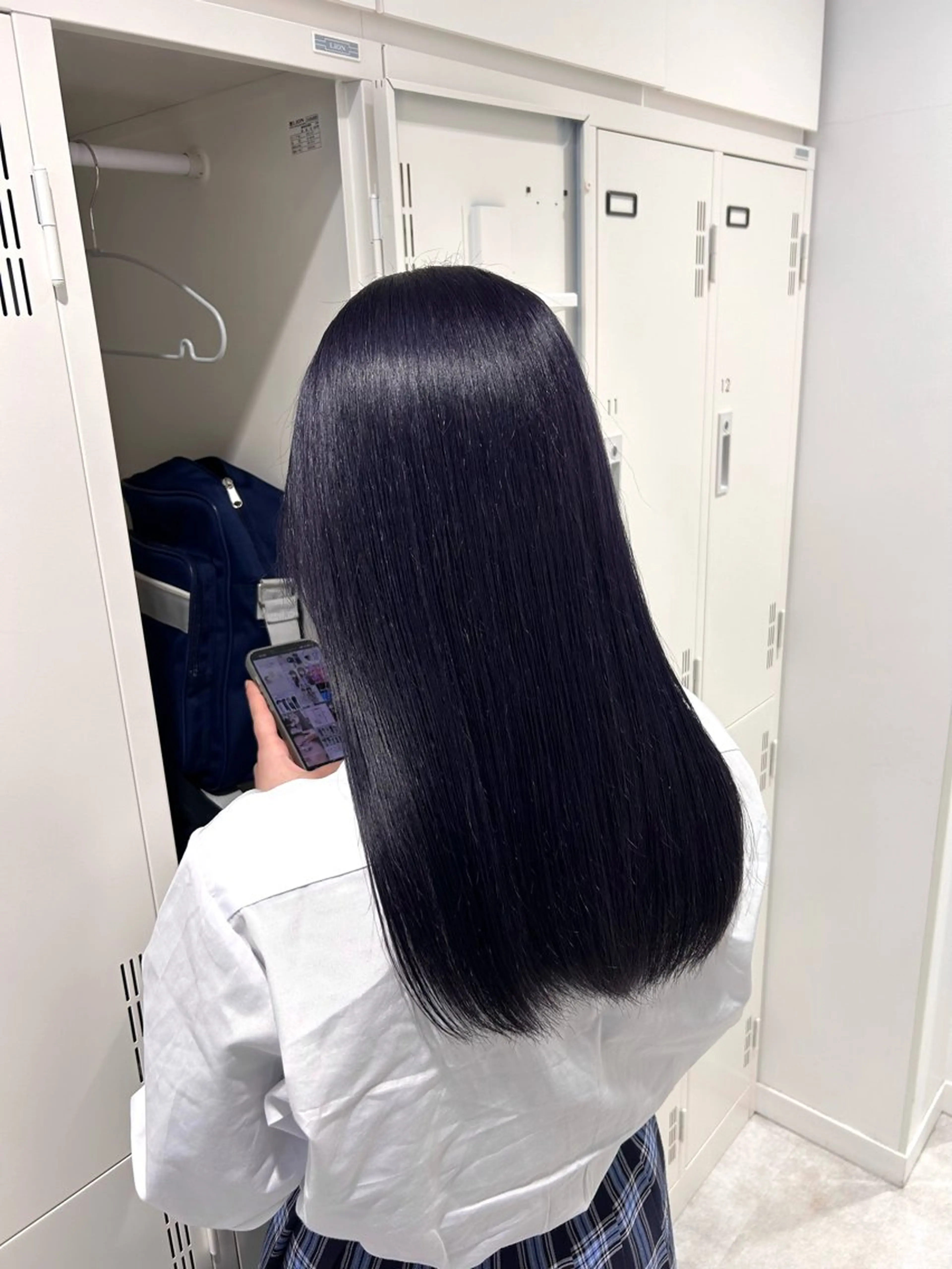 セミロング カラー ヘアカラー トリートメント 透明感ハイトーン特化 /ケアブリーチ/莉駒のヘアスタイル