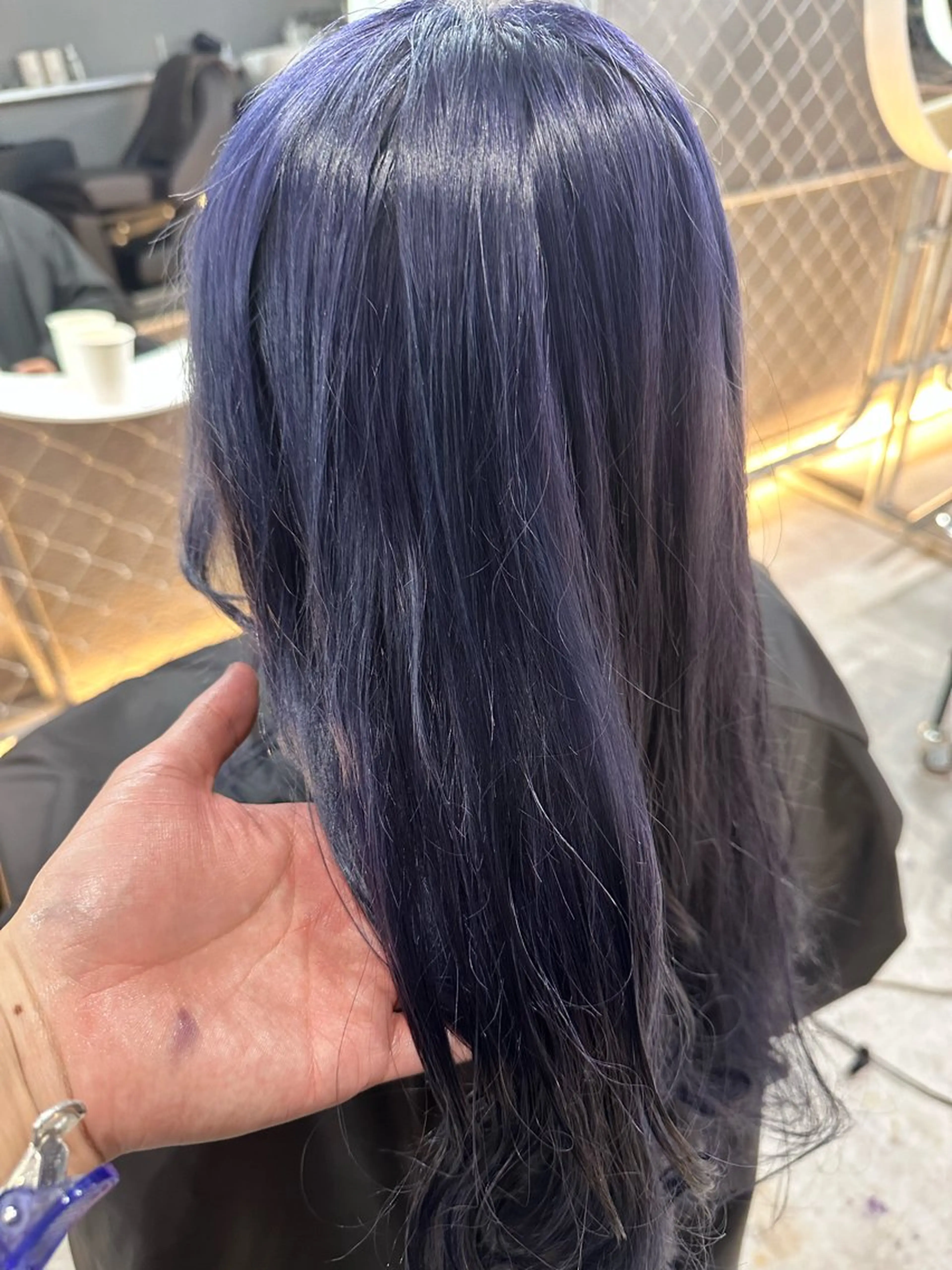 ロング カラー ORANGE POP _HIBIKIのヘアスタイル