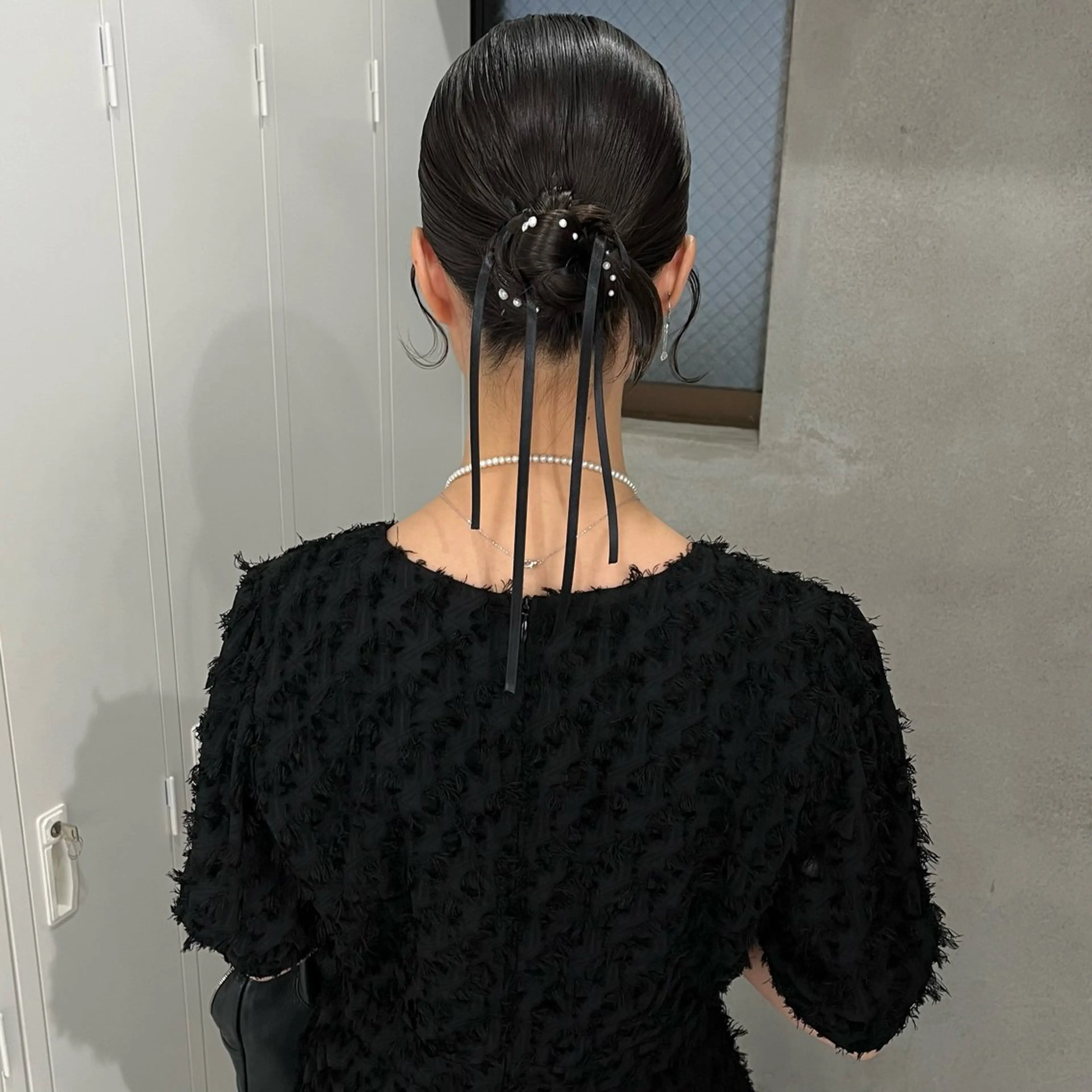 ミディアム ヘアアレンジ ヘアセット riko/レイヤー/ 艶カラー/ヘアセットのヘアスタイル