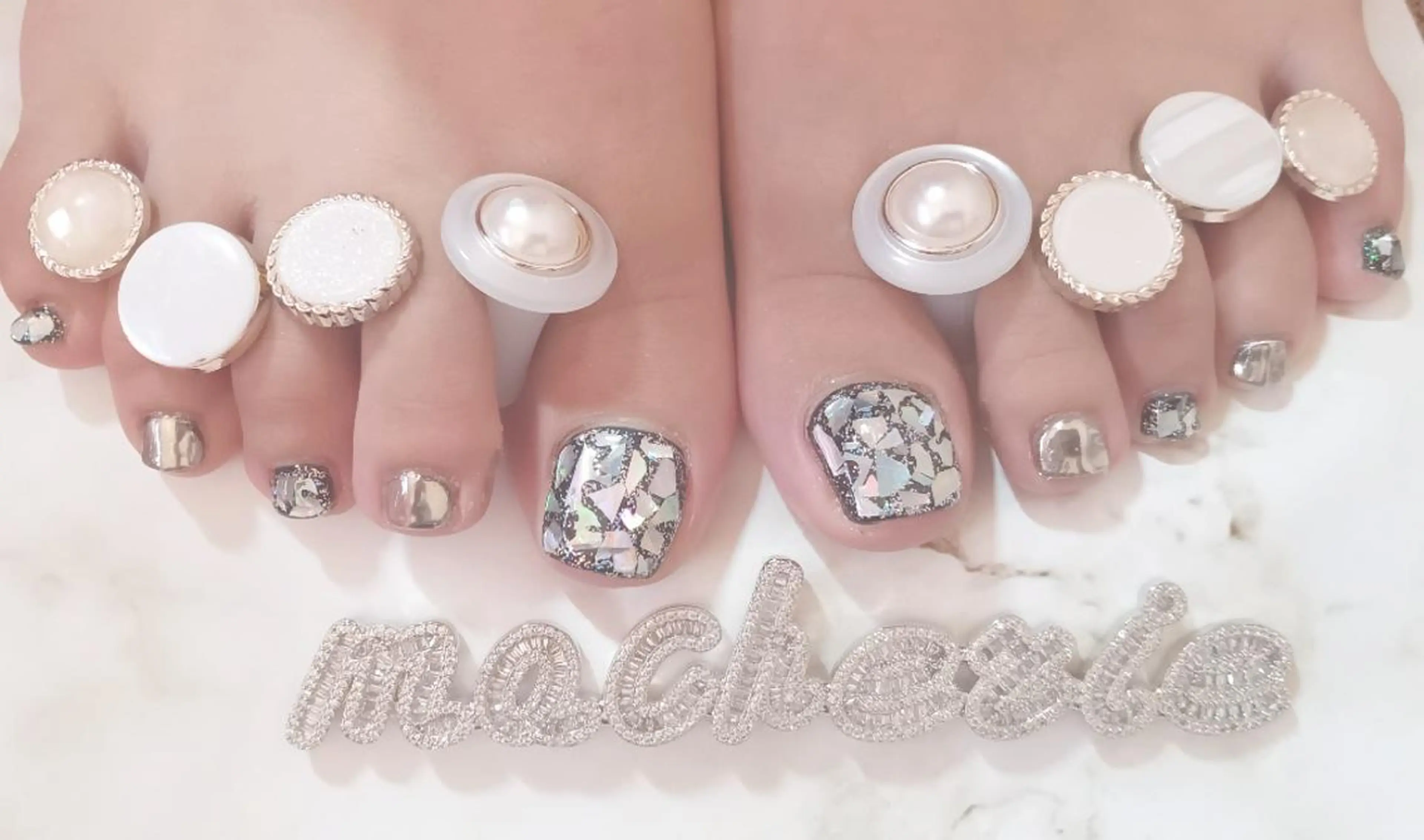 ネイル フットネイル フットネイル Nail Salon macherieのネイルデザイン