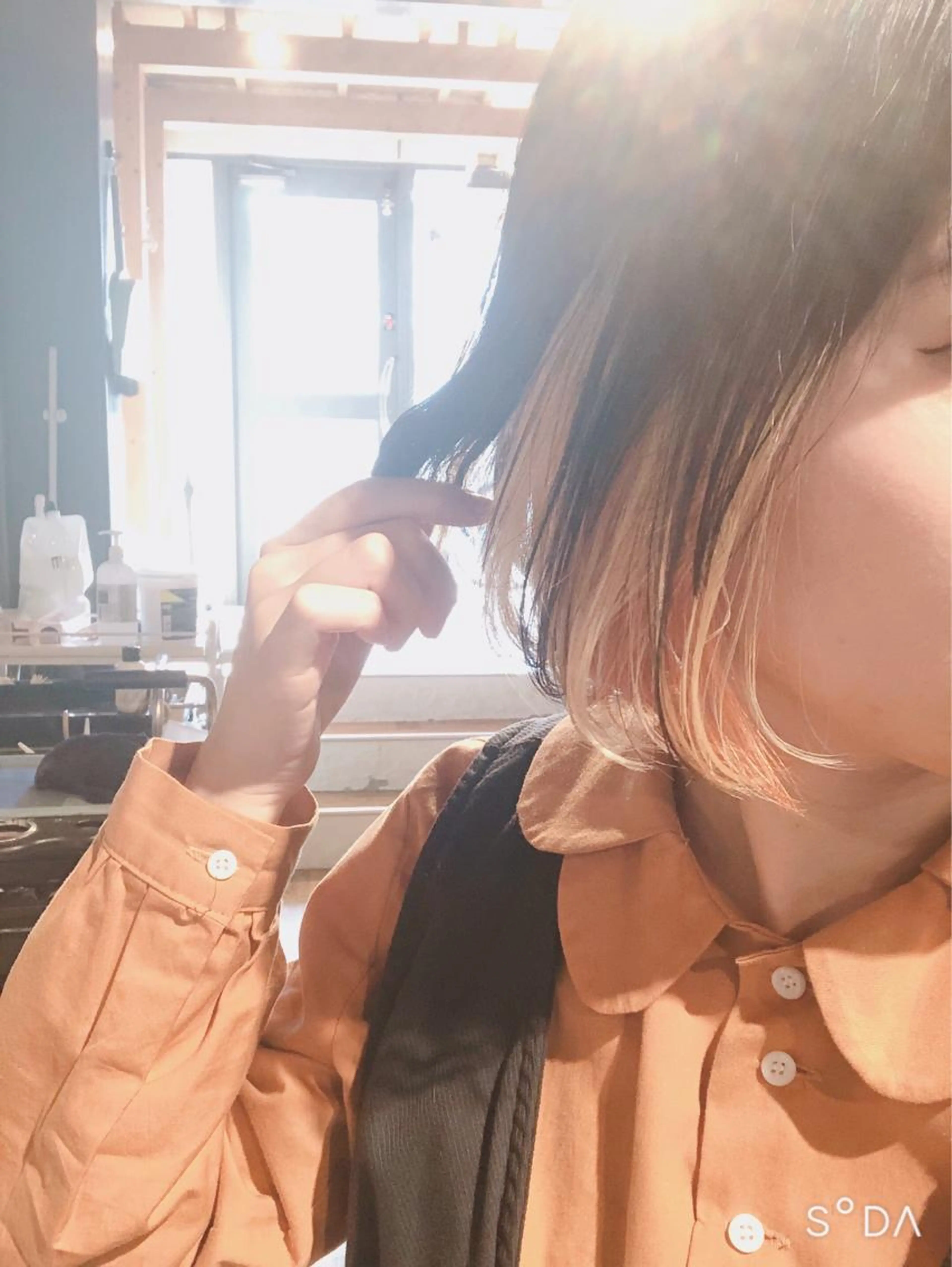 カット & インナーカラーの写真