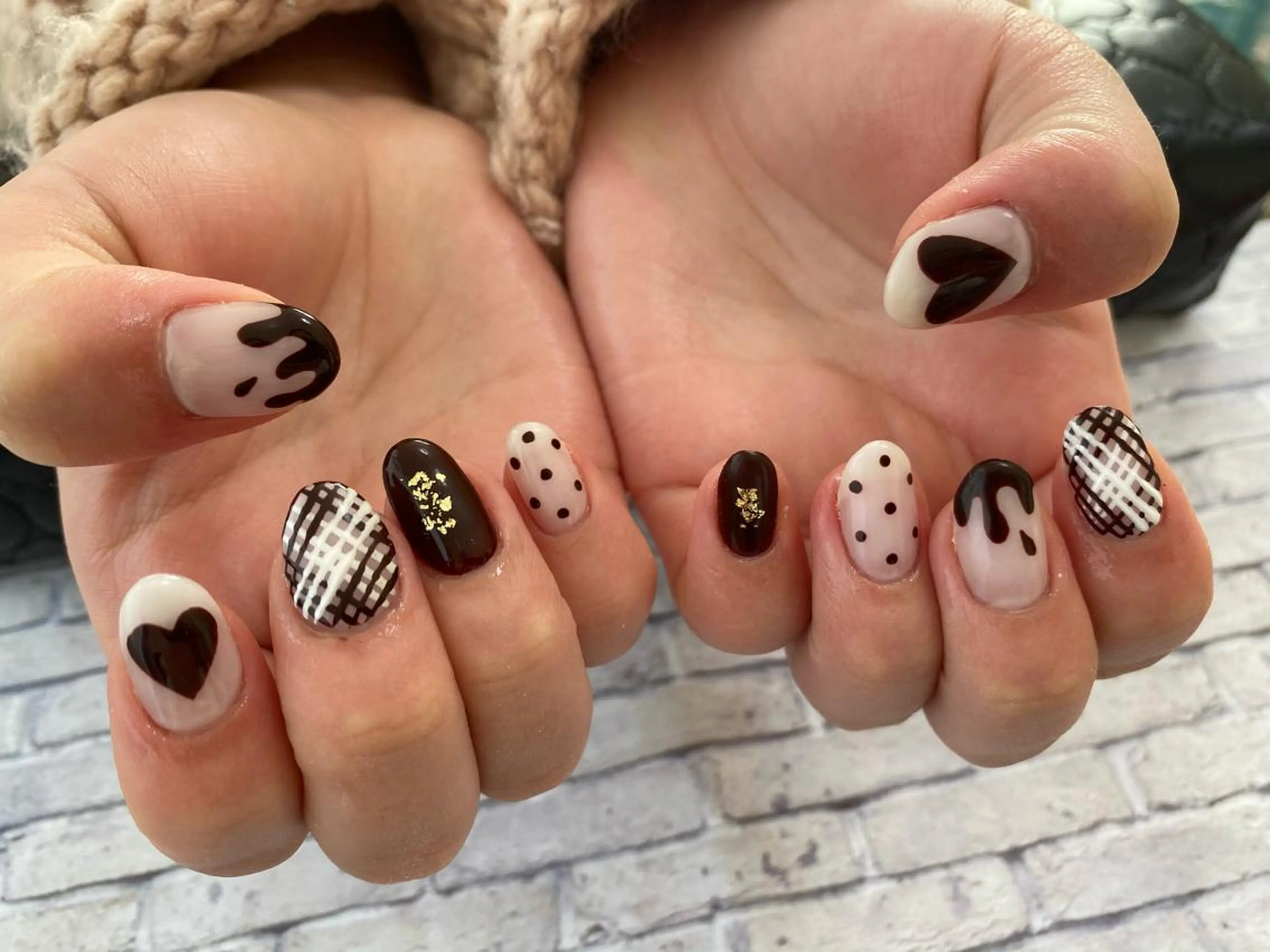ネイル ハンドネイル Mana‪ ‪·͜· ❤︎‬のネイルデザイン