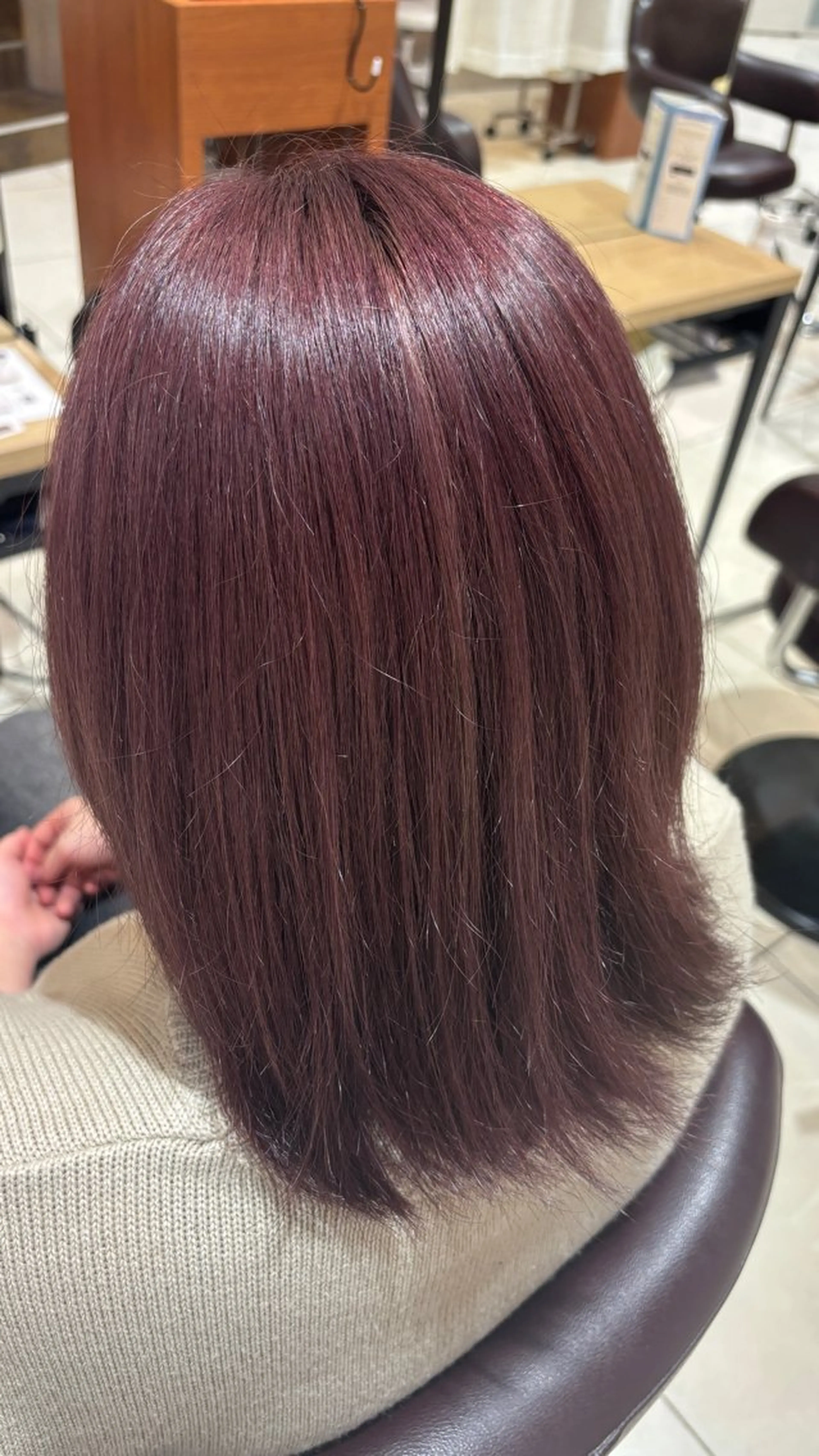 セミロング 山本 望理/縮毛矯正 /透明感カラーのヘアスタイル