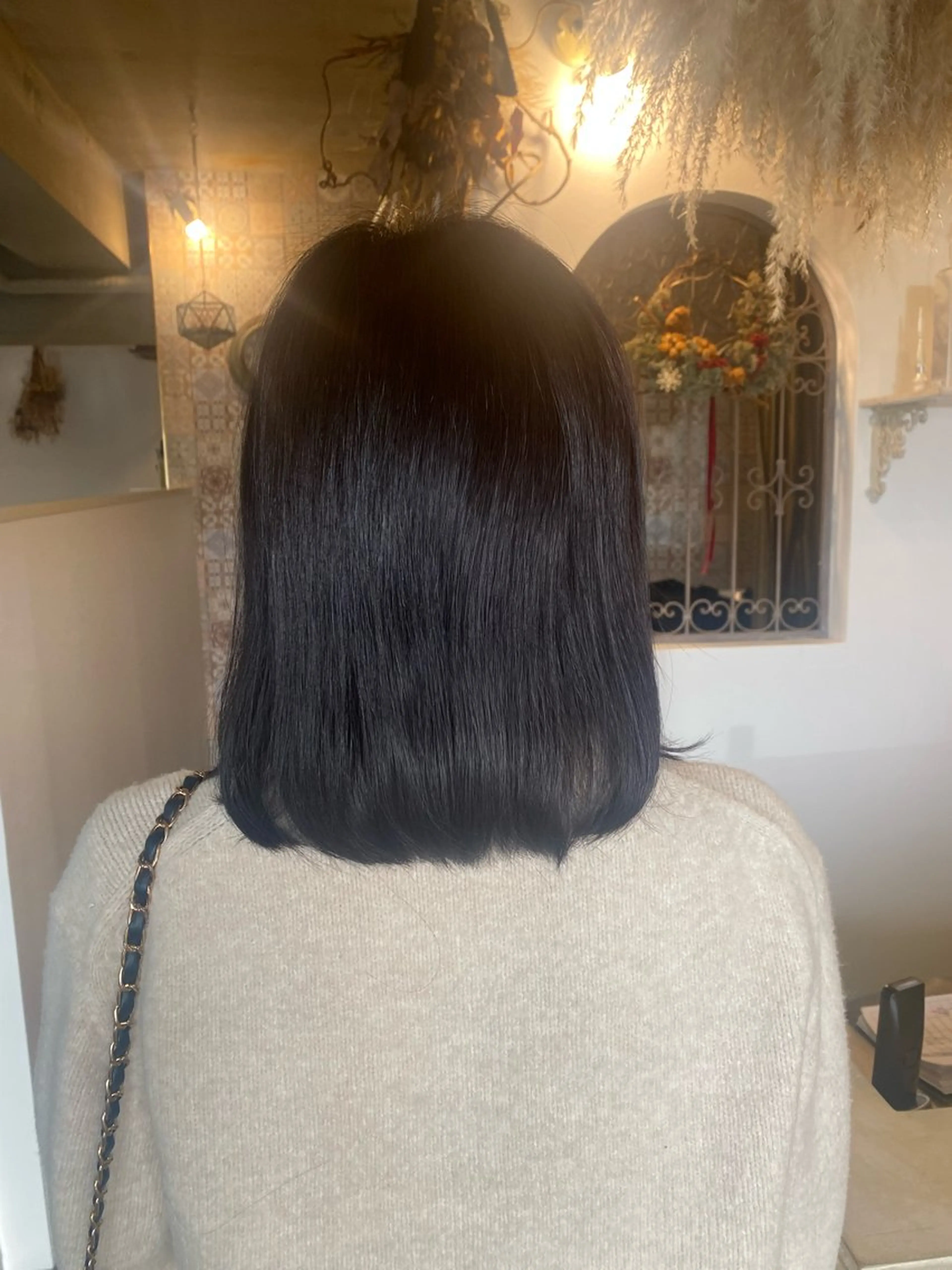 ミディアム カラー グレージュ ラベンダーカラー ラベンダーグレージュ ラベンダーグレー ヘアカラー maya マヤのヘアスタイル