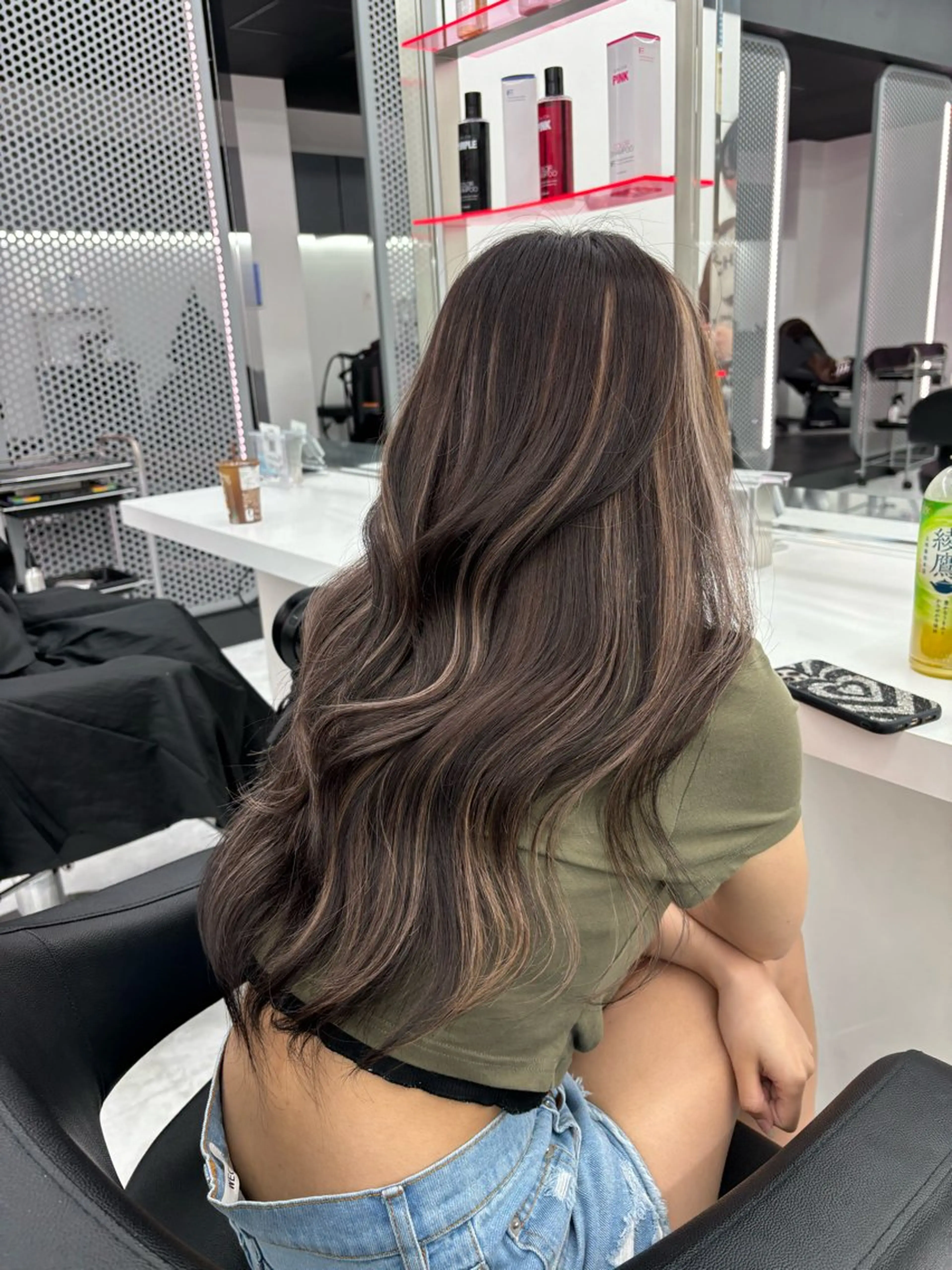 ロング カラー ヘアカラー ヘッドスパ ヘアセット 表参道ハッシュカット レイヤー/リノンのヘアスタイル