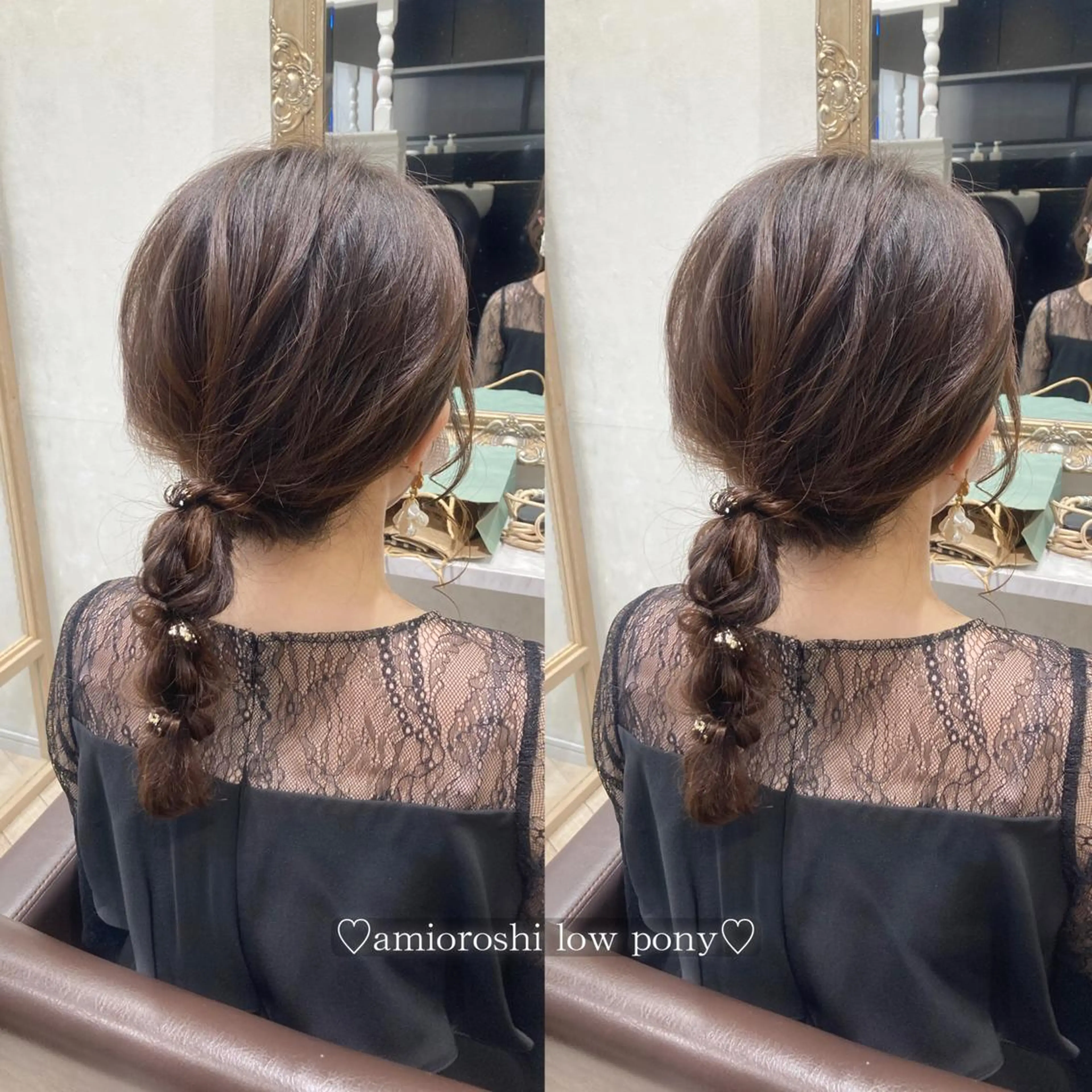 セミロング ヘアアレンジ 菅村 緋莉🎀ガーリーヘアのヘアスタイル