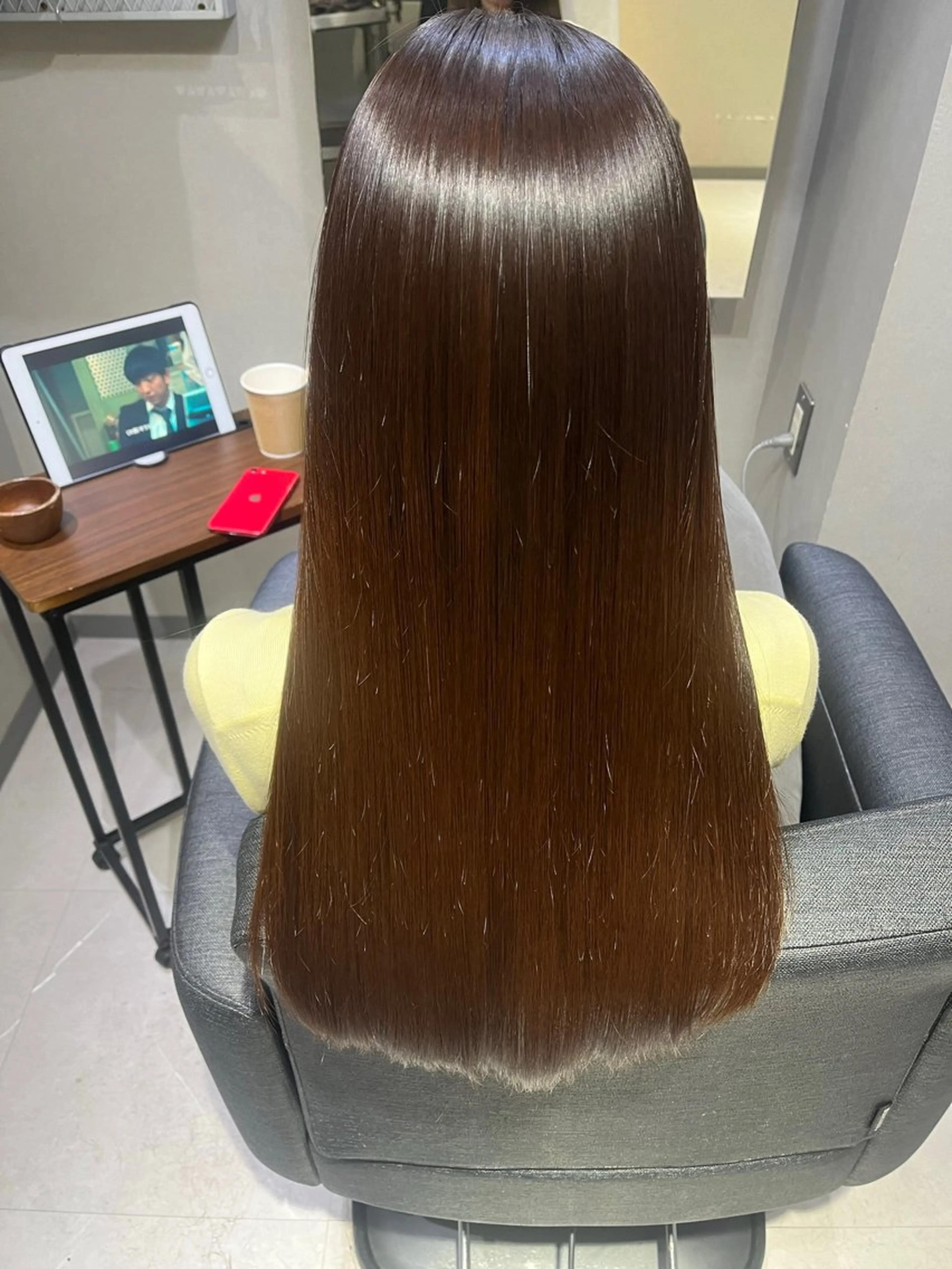 メテオカラー+コアミートリートメント+カットの写真