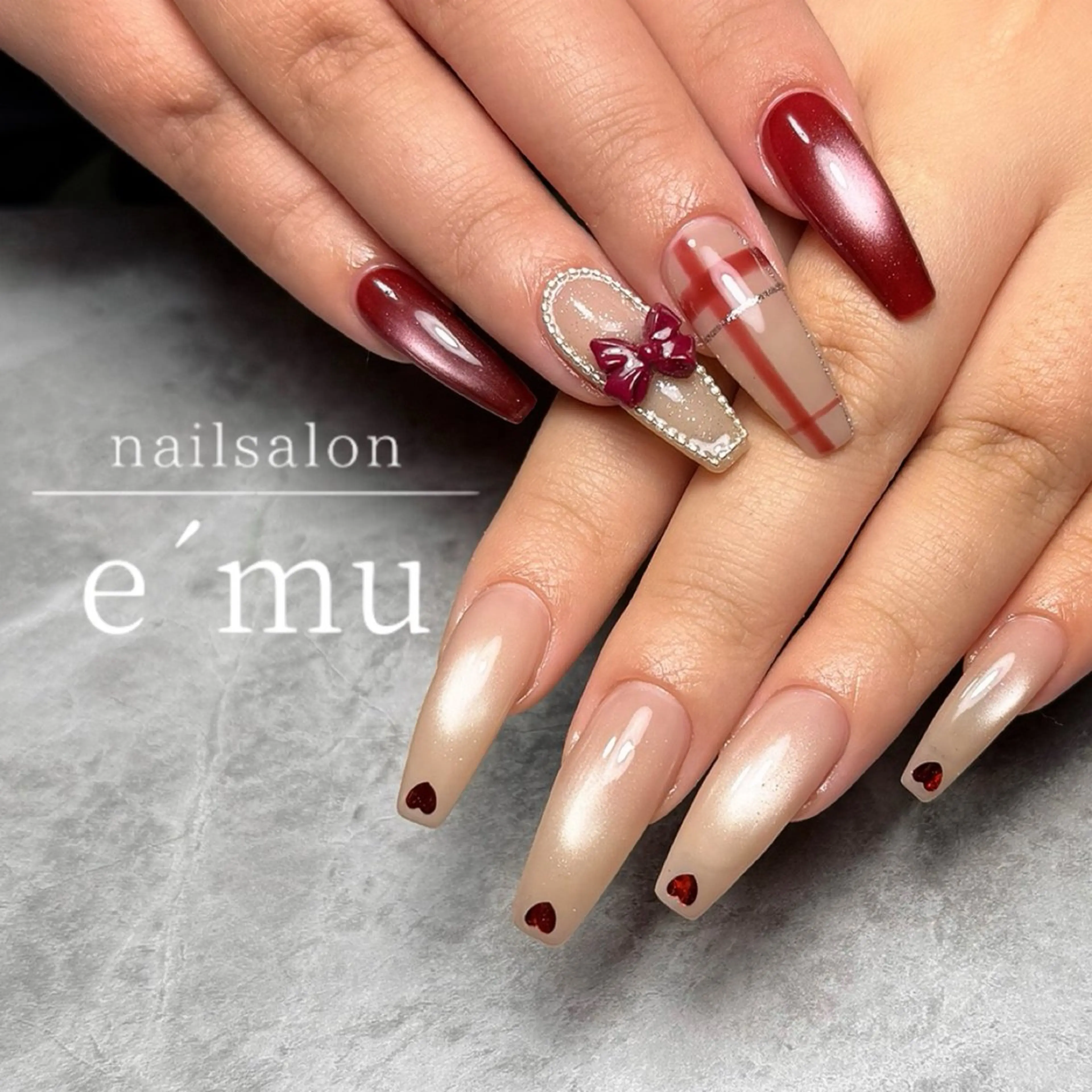 ネイル ハンドネイル nailsalon e´muのネイルデザイン