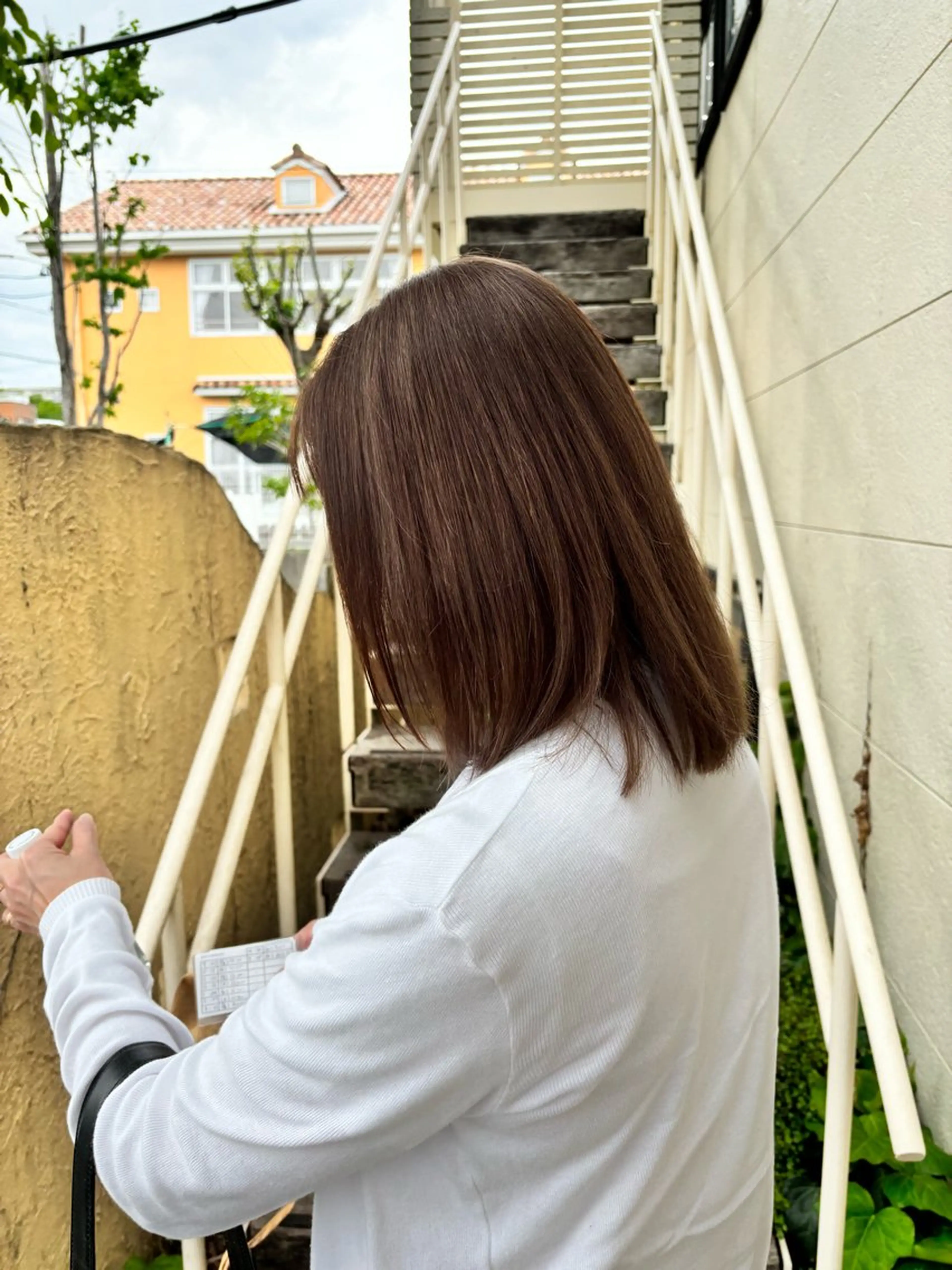 ミディアム ルプラボウ／艶カラー ／髪質改善／アサミのヘアスタイル